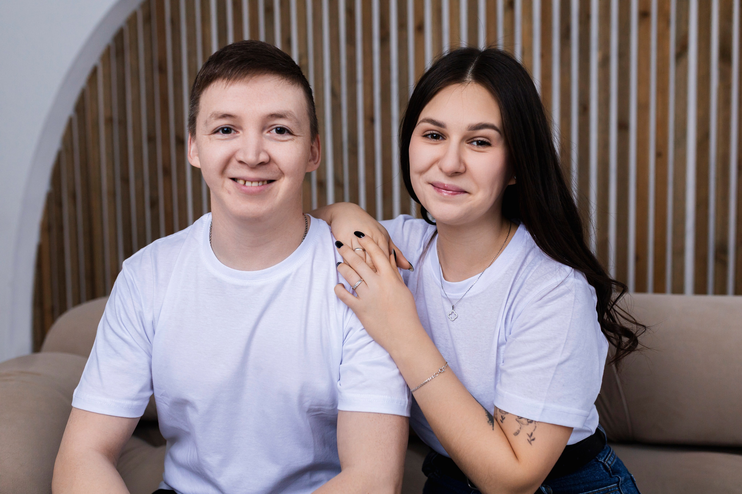 Фотосессия в студии для Дениса Ульяны и Киры. Фотограф Каримов Виктор