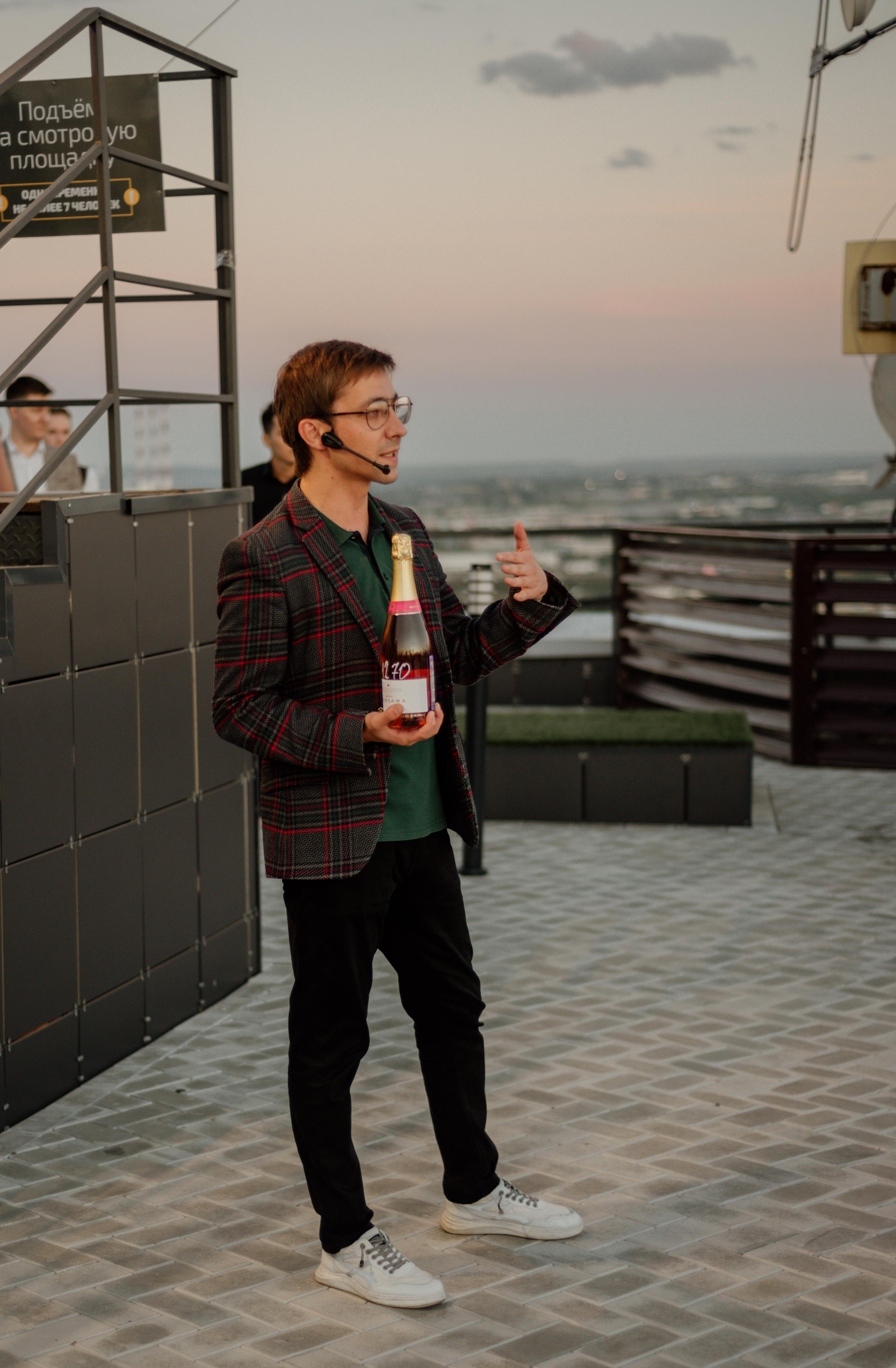 Дегустационный вечер на высоте. Фотограф Алёна Евграфова