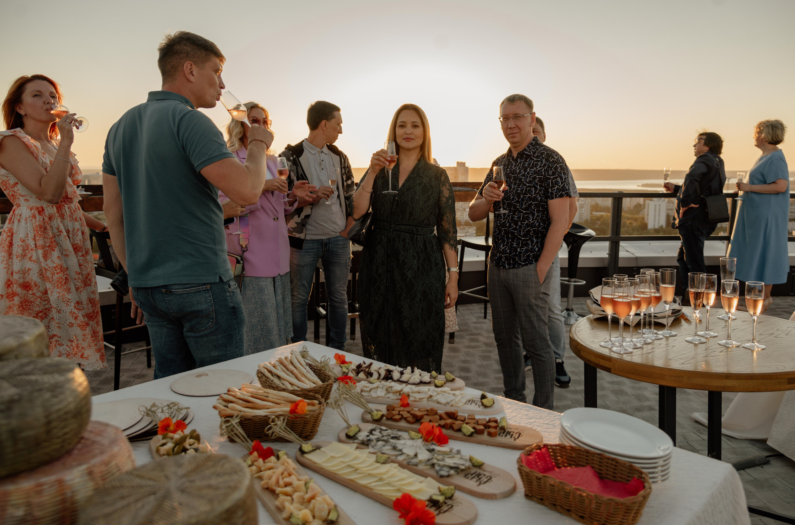 Дегустационный вечер на высоте. Фотограф Алёна Евграфова