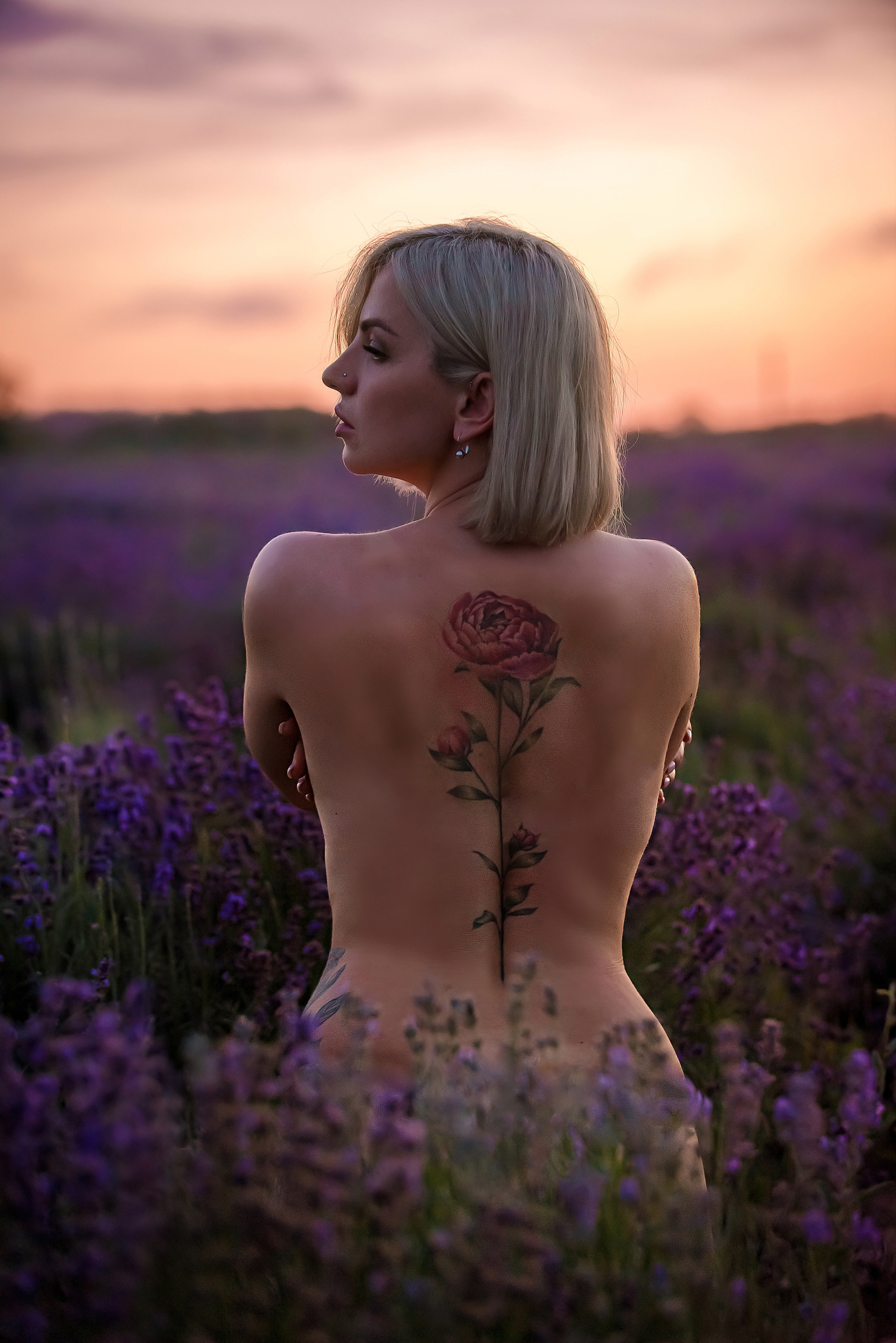 Олечка в Лавандах. Арт-фотограф Евгений Матвиенко