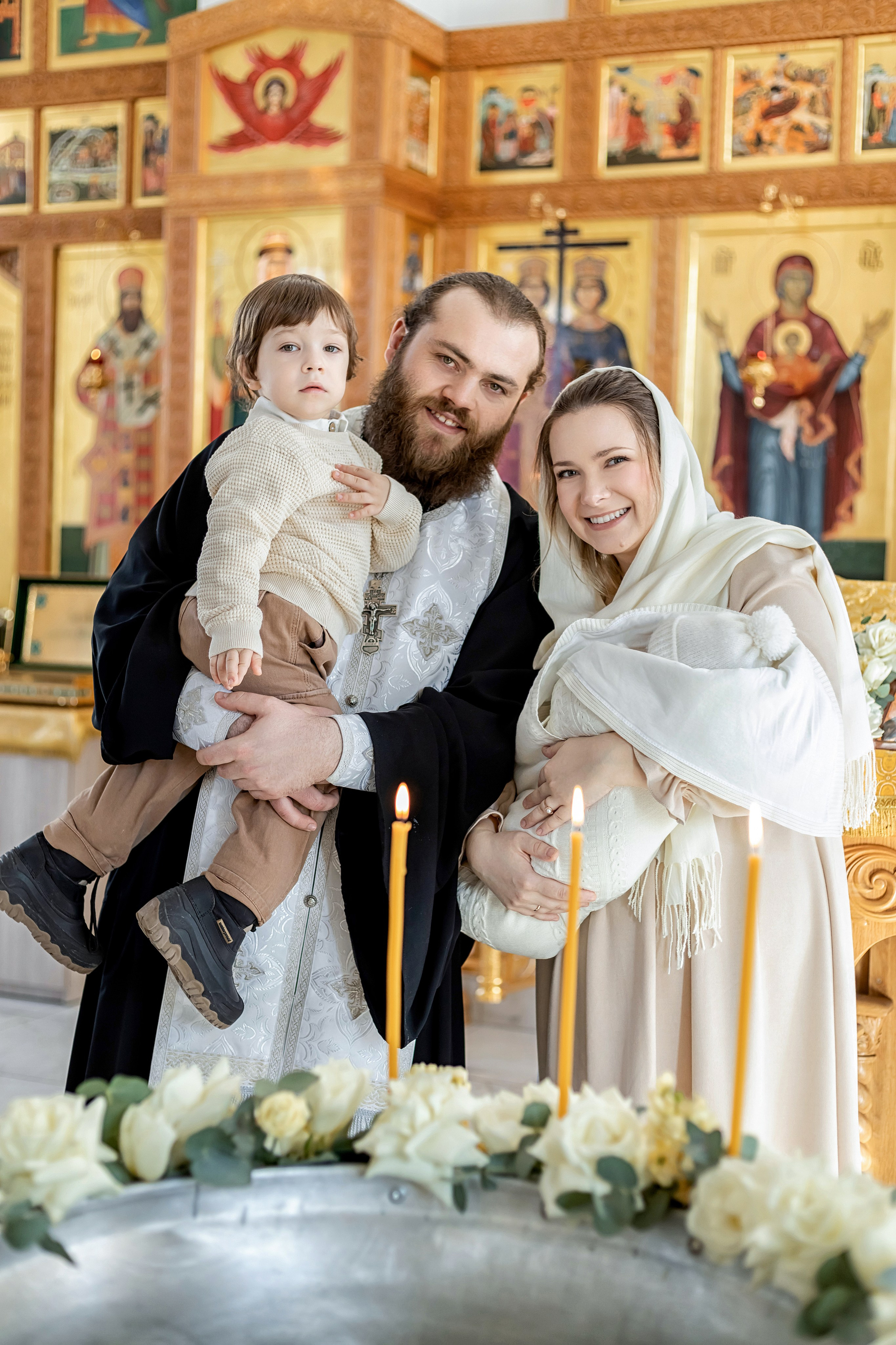 Крещение Елисея. Фотограф на крещении и венчании Елена Плинер, Псков и Псковская область