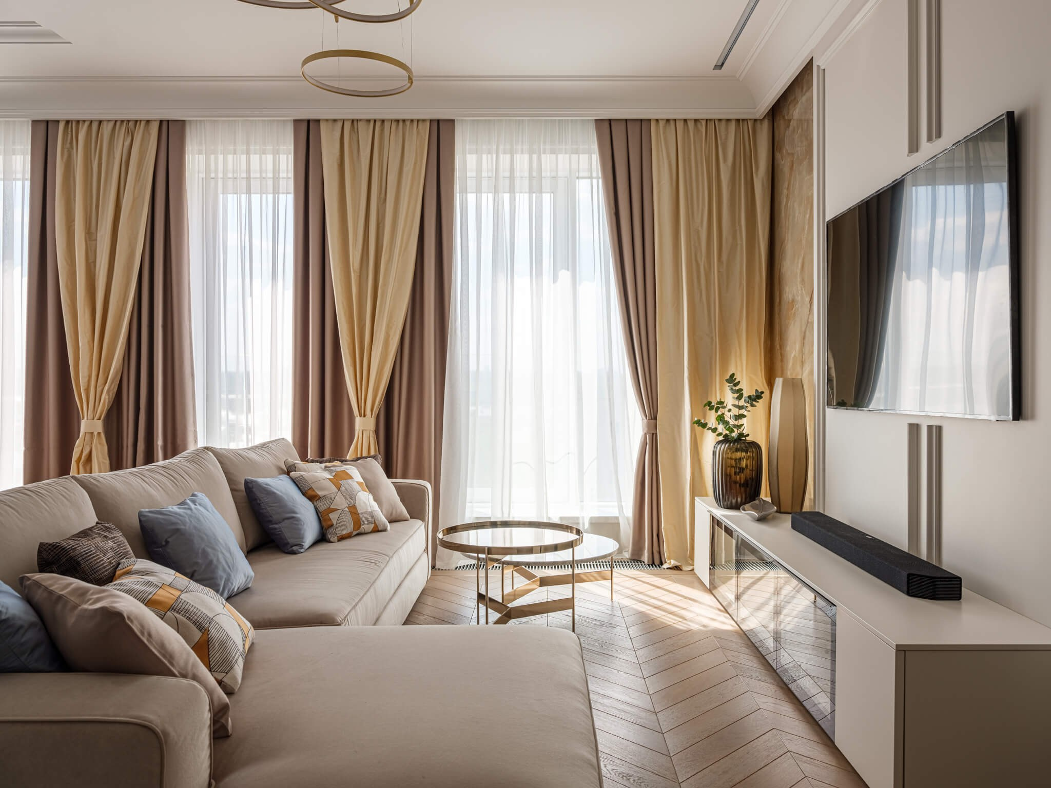 Квартира: дизайн Юлия Соколова, съемка для Трио-интерьер. Фотограф Василий Буланов