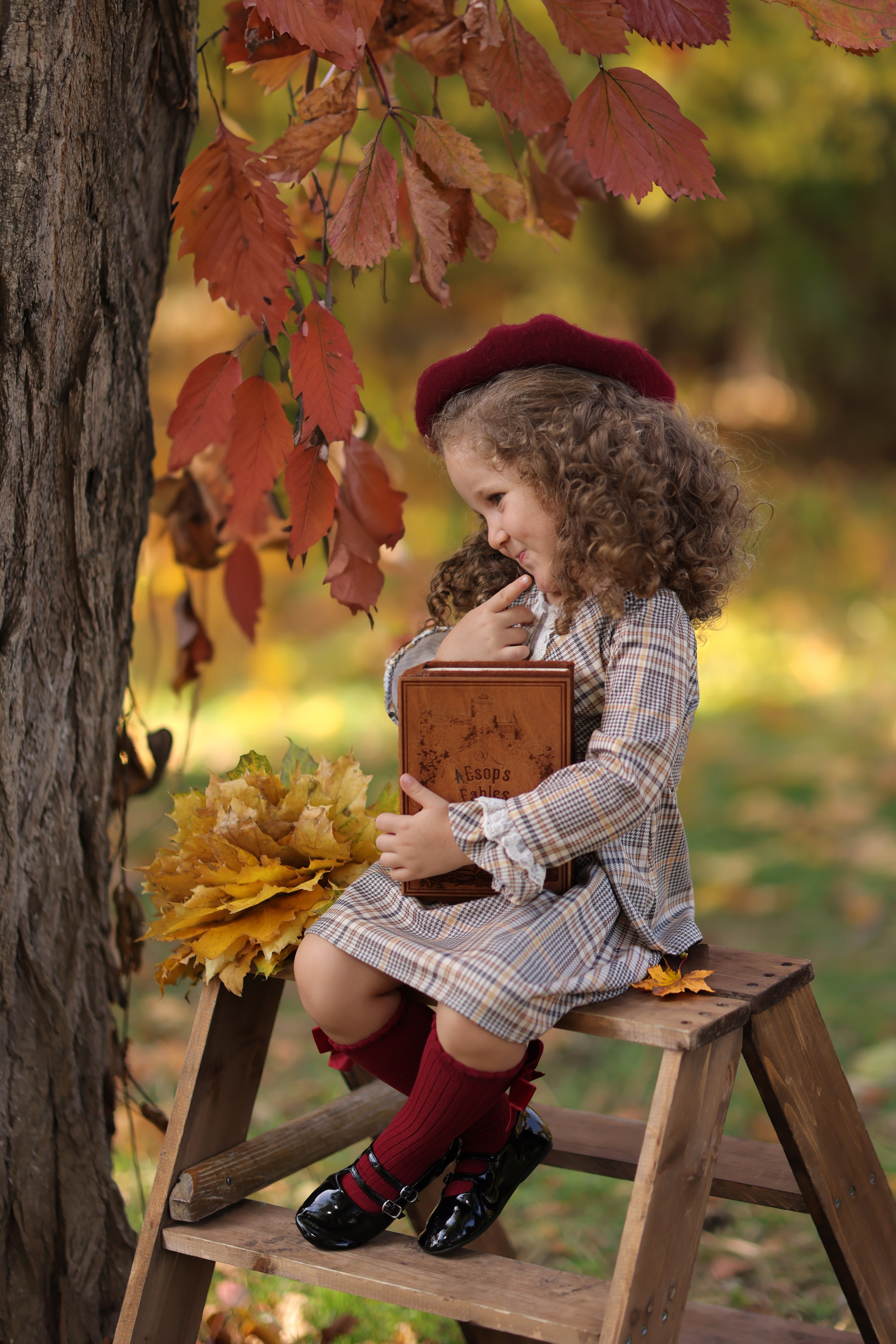 Семейная осенняя фотосессия — Светлана, Аслан и Лора. Анна Бондарева — детский и семейный фотограф, обучение фотографии. Кавказские Минеральные Воды, Пятигорск