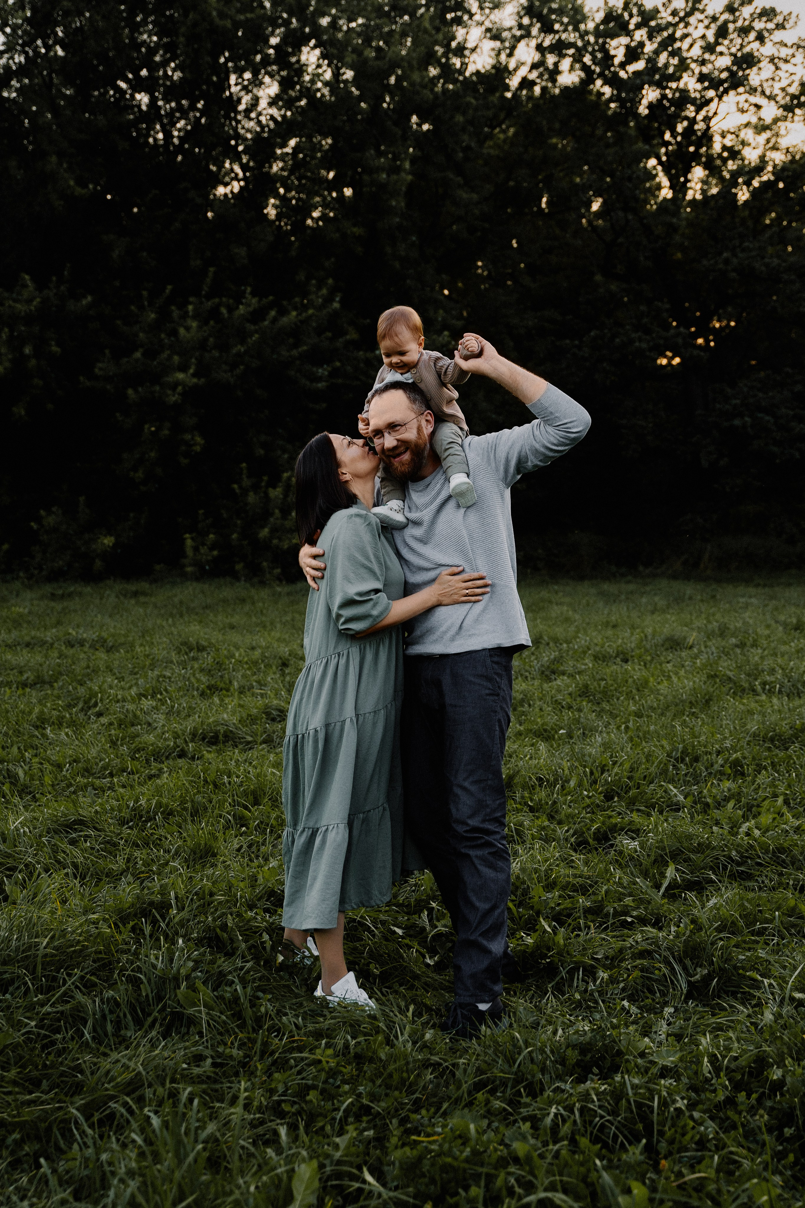 Втроем. Семейный фотограф в Москве Надя Бугаева