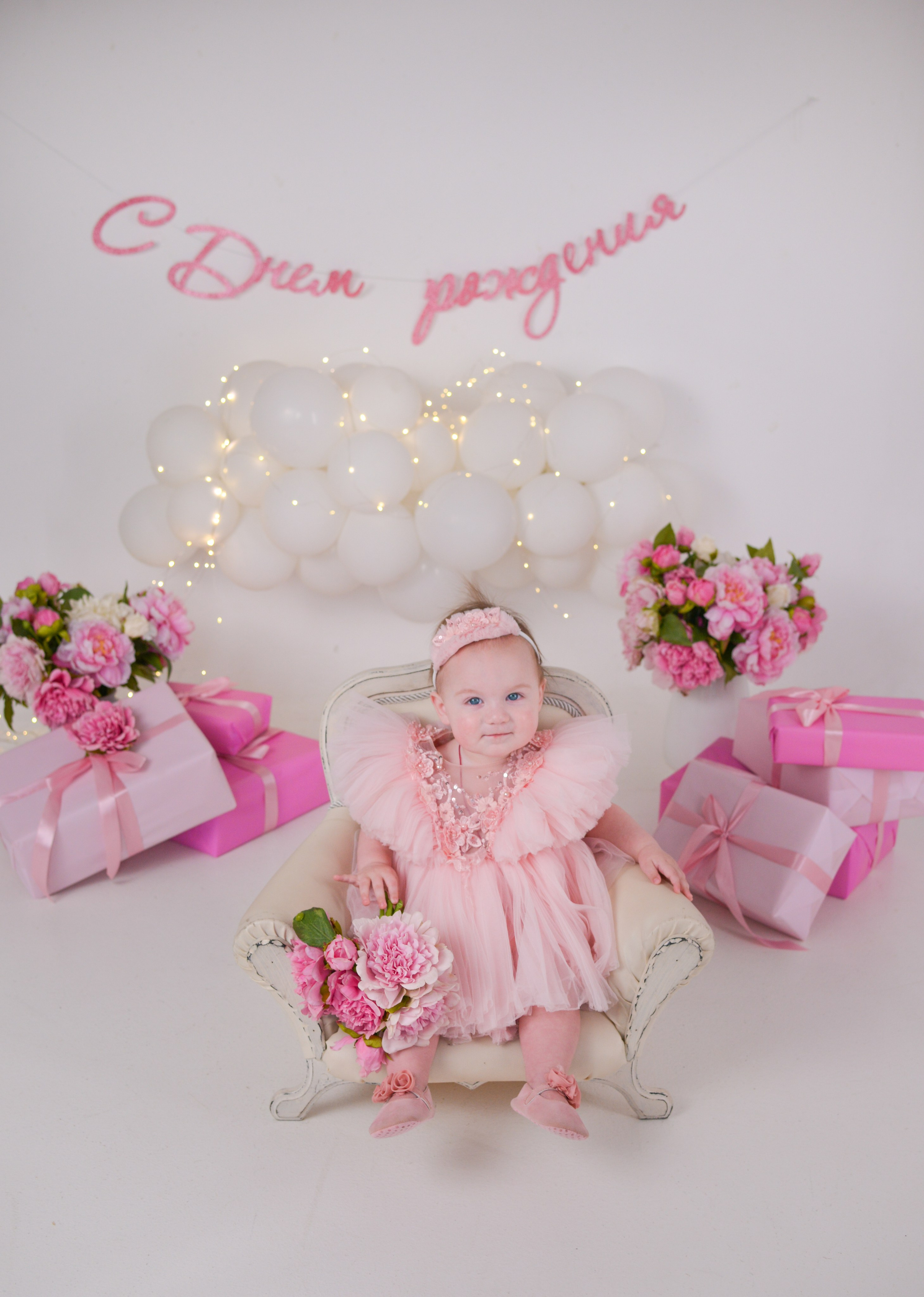 Анонс первых кадров фотосессии Варечки к 1 годику. Фотограф новорожденных Краснодар Малышенко Надежда