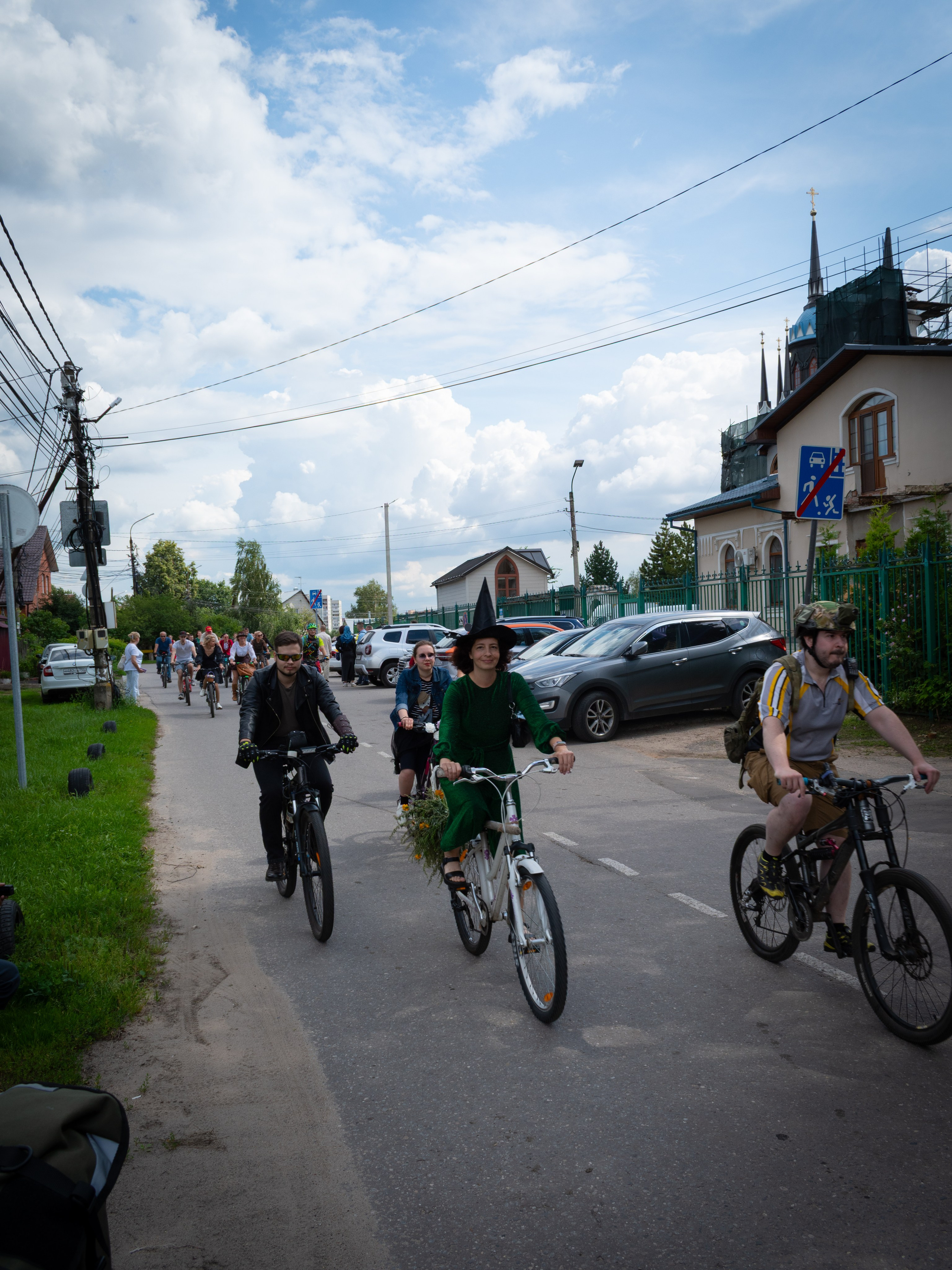 «Леди на велосипеде» — велопробег по г. Жуковскому 2025. Репортажный фотограф Сыбер Мартти