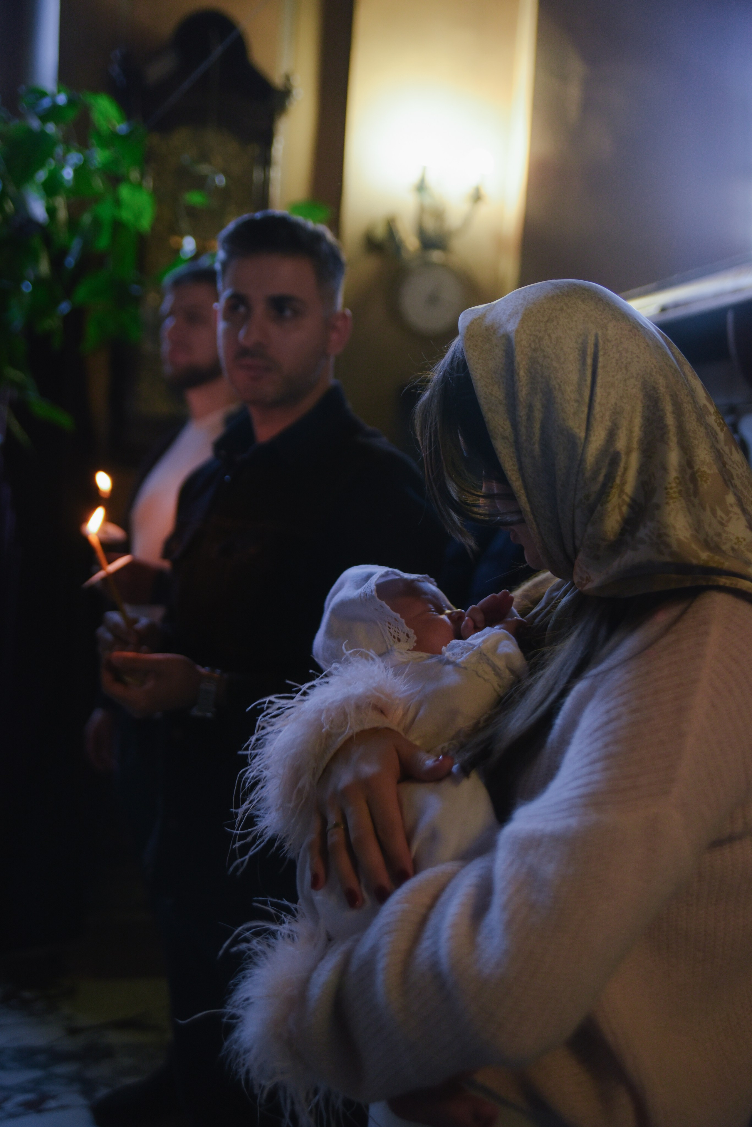 Таинство крещения Савва Храм Воскресения Словущего в Даниловской Слободе. Фотограф Лола Волна, город Москва