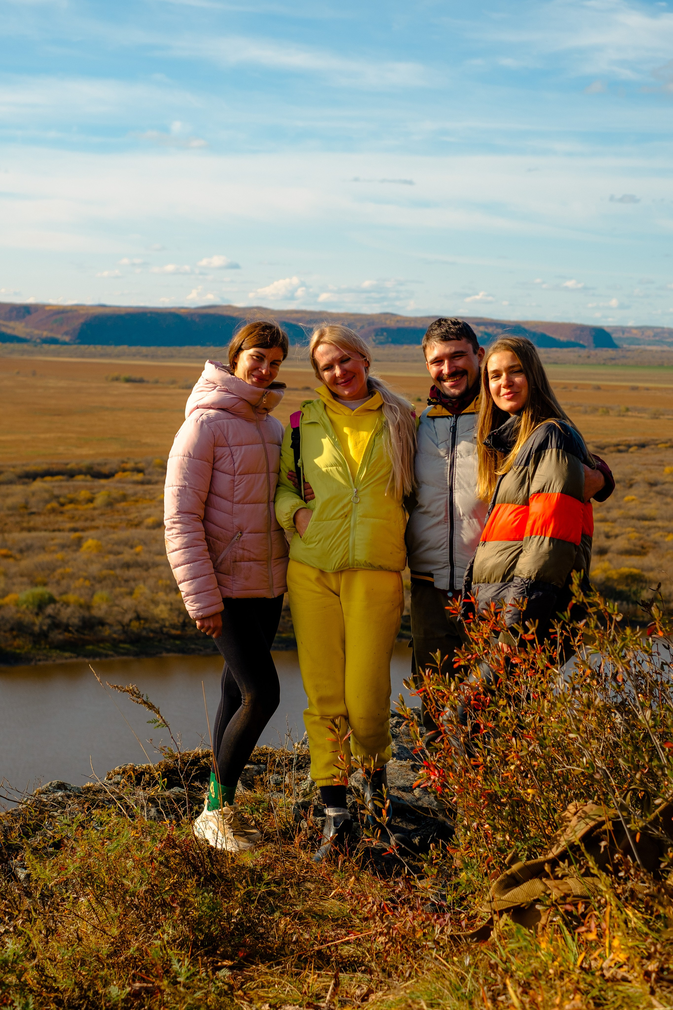 Михайловские столбы осенью. Фотограф Благовещенска Яна