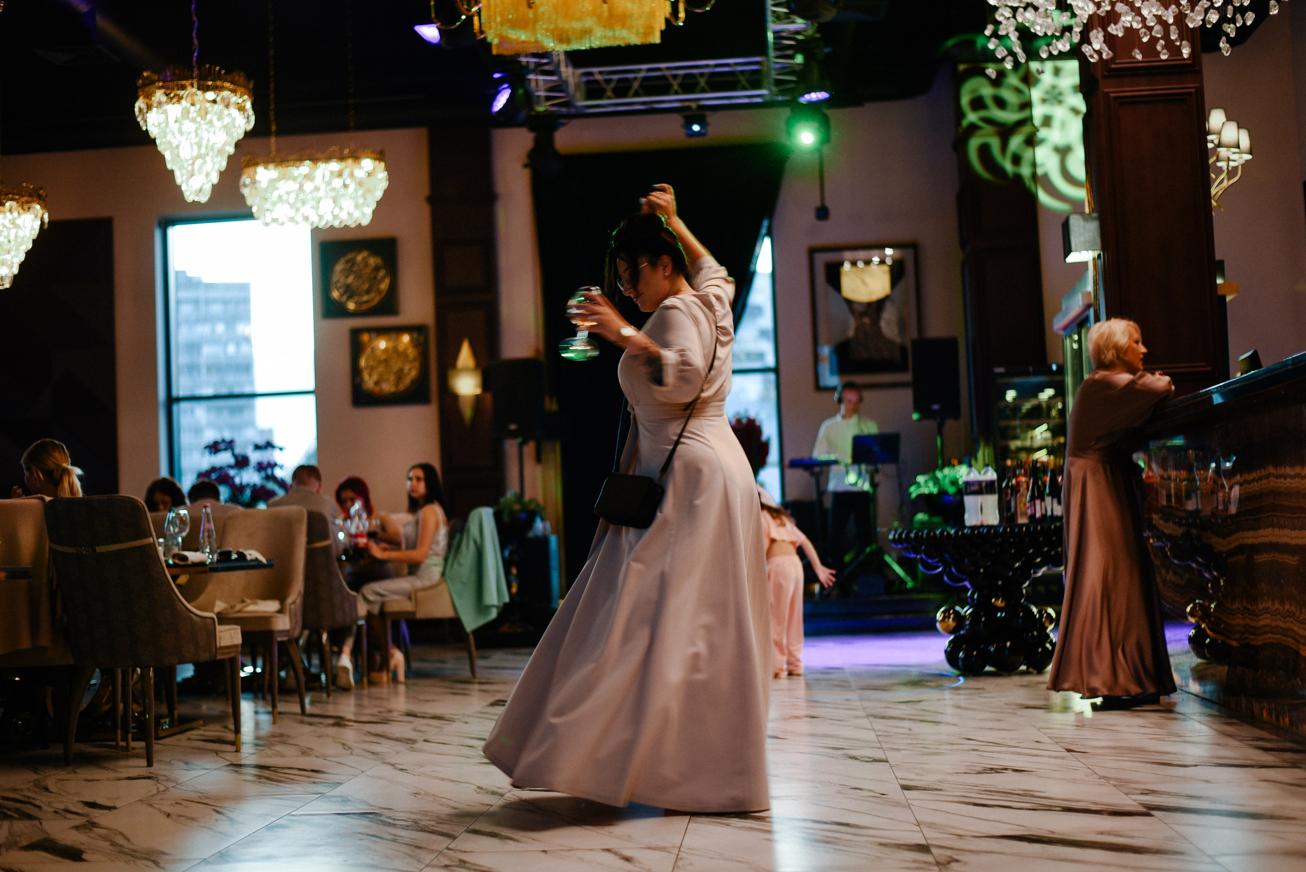 Виктор и Ангелина Банкет на 100 гостей Ресторан Segreto. Фотограф Лола Волна, город Москва