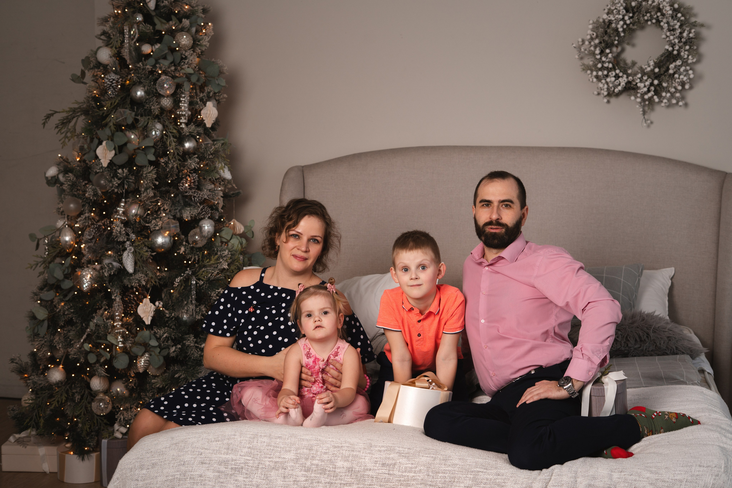 Семейная съемка в студии, дома. Семейный и детский фотограф в Санкт-Петербурге Анна Никитина