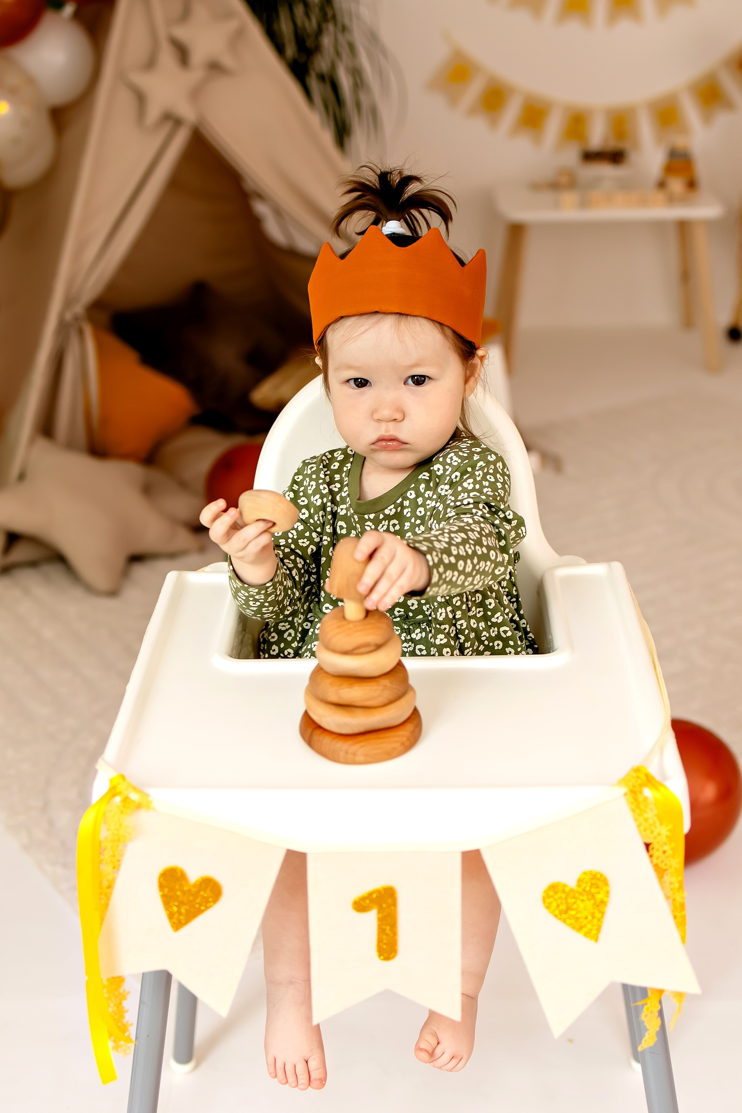 Алина 1 годик. Семейный и детский фотограф Оля в Тюмени