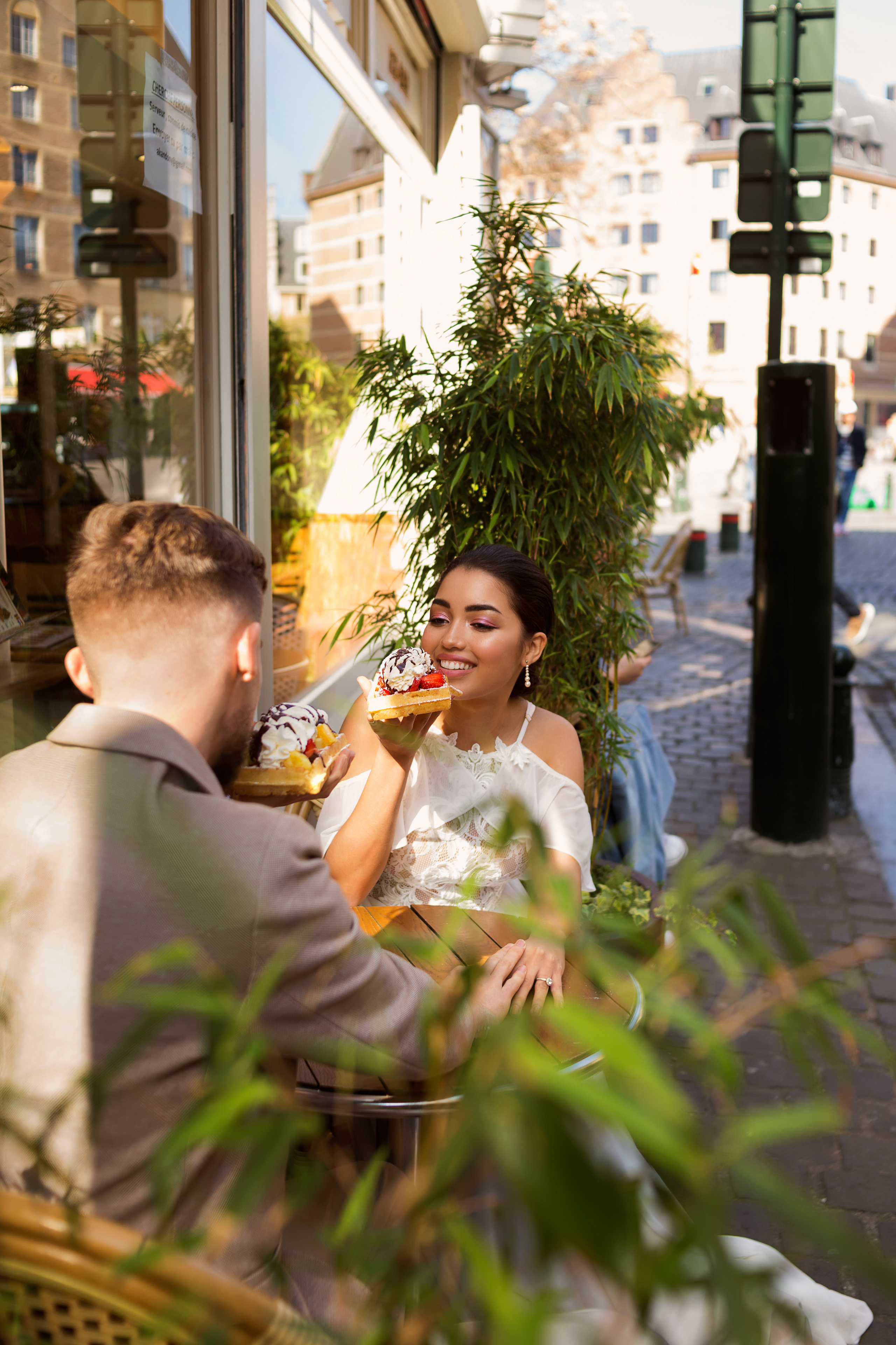 Свадебная фотосъемка для Корали и Эстабана в Брюсселе, Бельгия. Свадебный и семейный фотограф в Москве Евгения Лисина