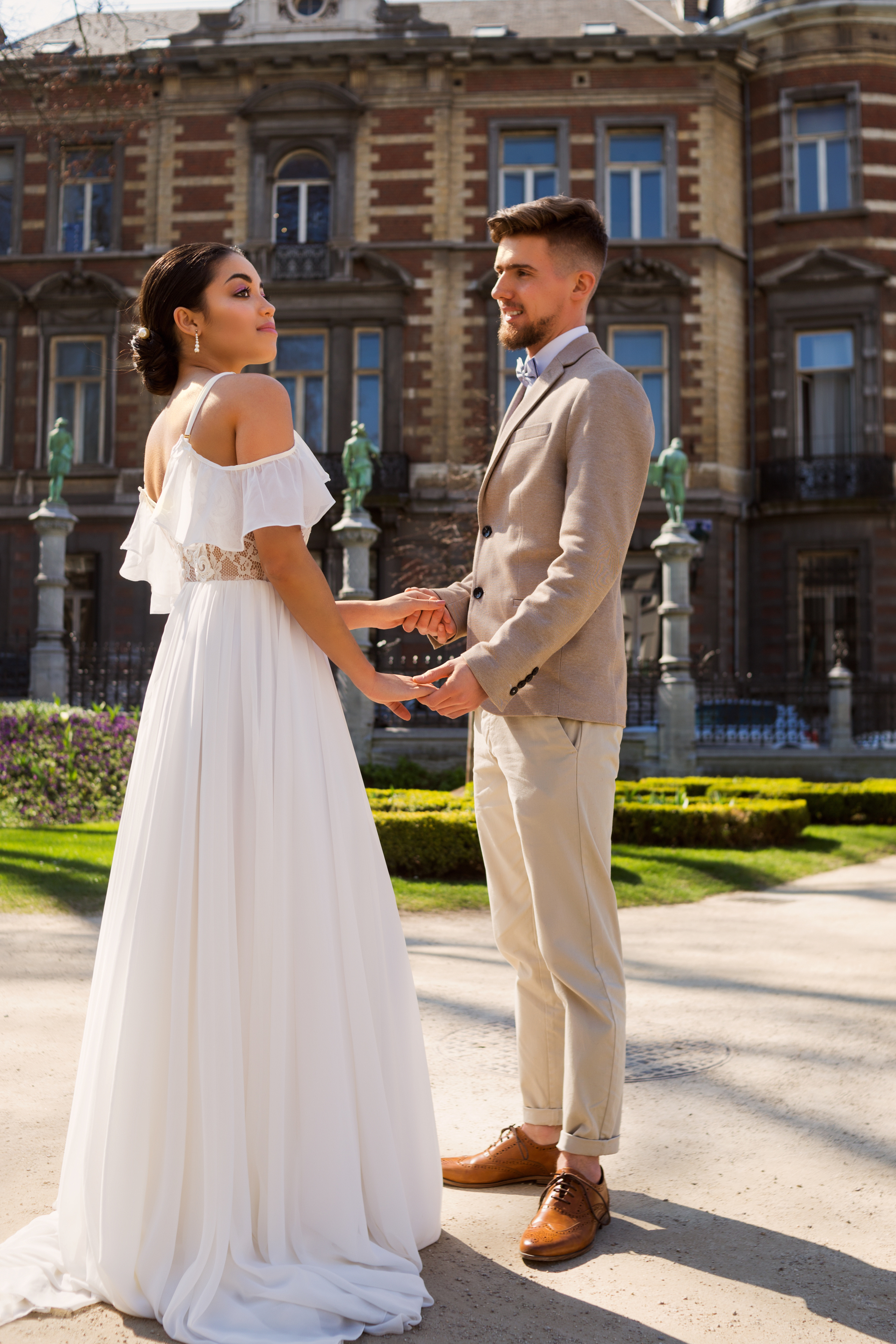 Свадебная фотосъемка для Корали и Эстабана в Брюсселе, Бельгия. Свадебный и семейный фотограф в Москве Евгения Лисина