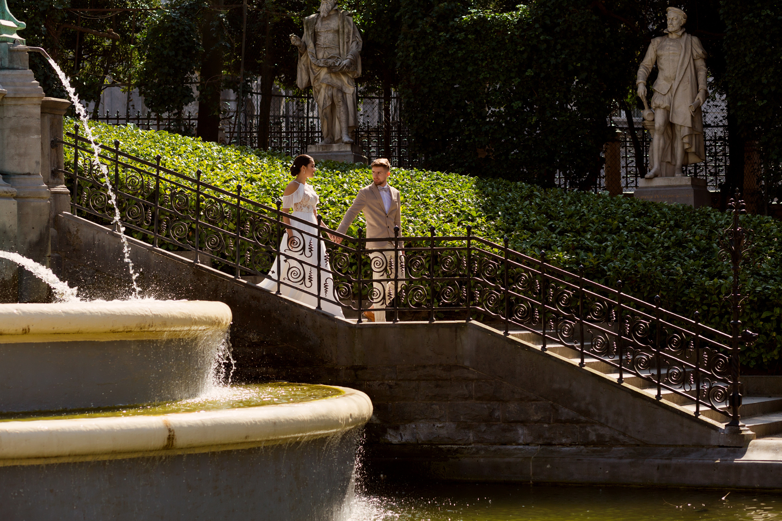 Свадебная фотосъемка для Корали и Эстабана в Брюсселе, Бельгия. Свадебный и семейный фотограф в Москве Евгения Лисина
