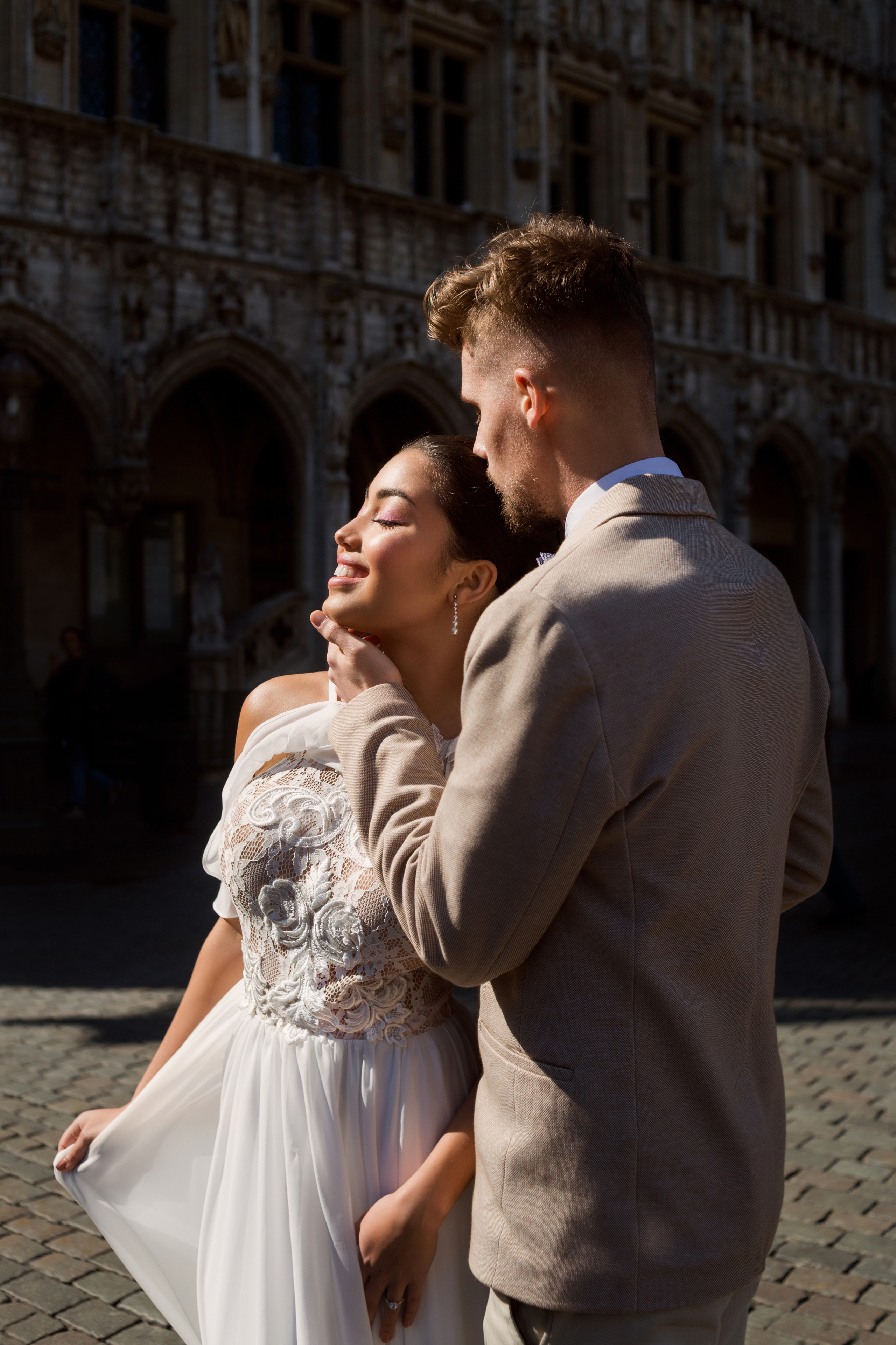 Свадебная фотосъемка для Корали и Эстабана в Брюсселе, Бельгия. Свадебный и семейный фотограф в Москве Евгения Лисина