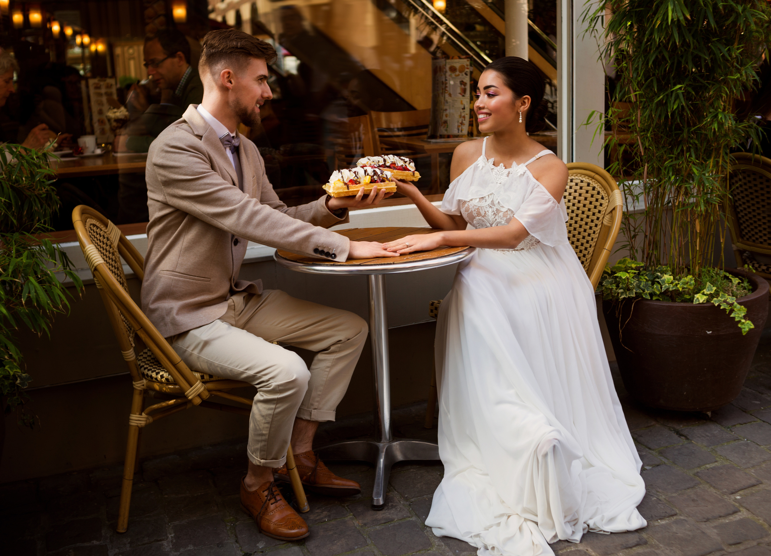 Свадебная фотосъемка для Корали и Эстабана в Брюсселе, Бельгия. Свадебный и семейный фотограф в Москве Евгения Лисина