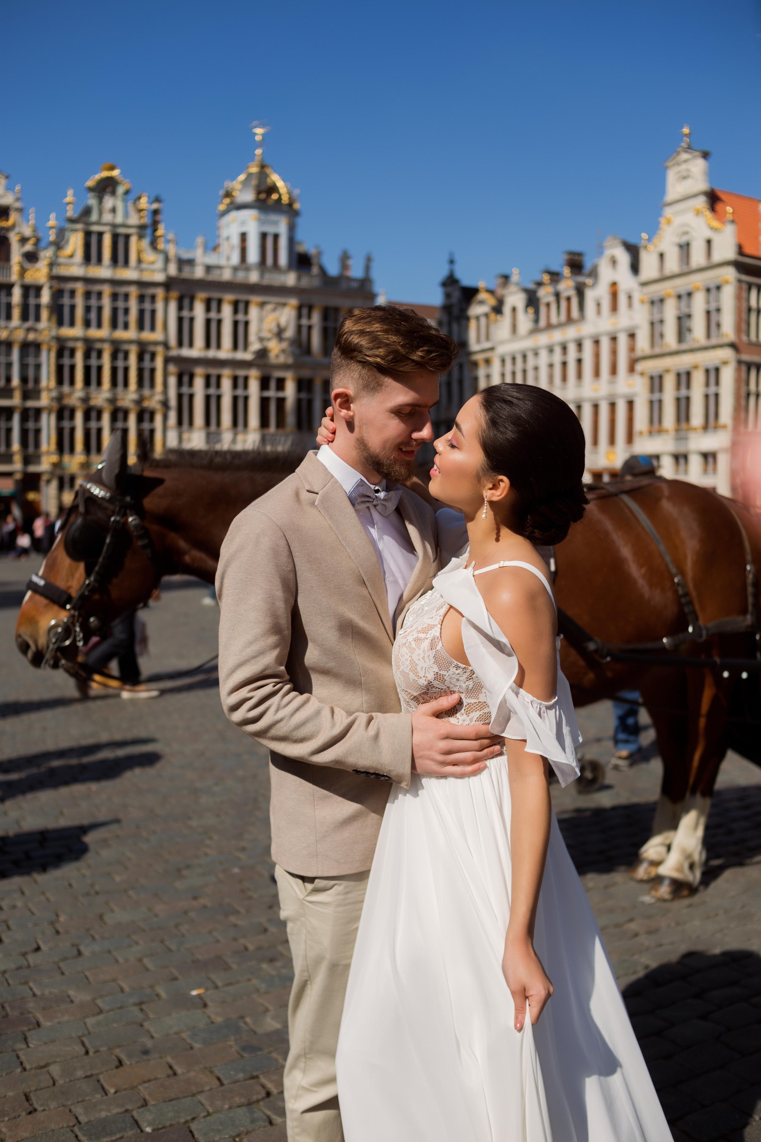 Свадебная фотосъемка для Корали и Эстабана в Брюсселе, Бельгия. Свадебный и семейный фотограф в Москве Евгения Лисина
