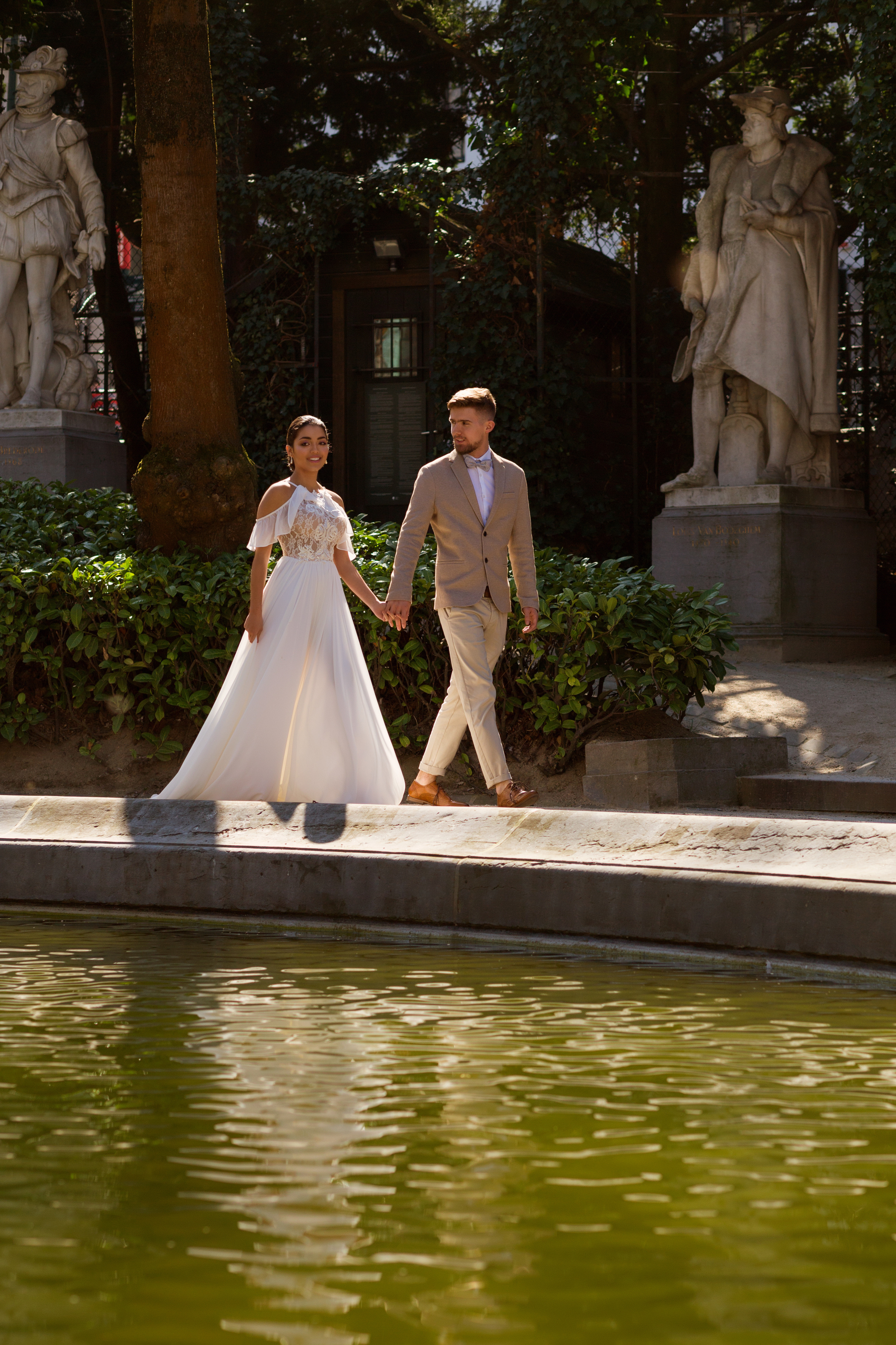 Свадебная фотосъемка для Корали и Эстабана в Брюсселе, Бельгия. Свадебный и семейный фотограф в Москве Евгения Лисина