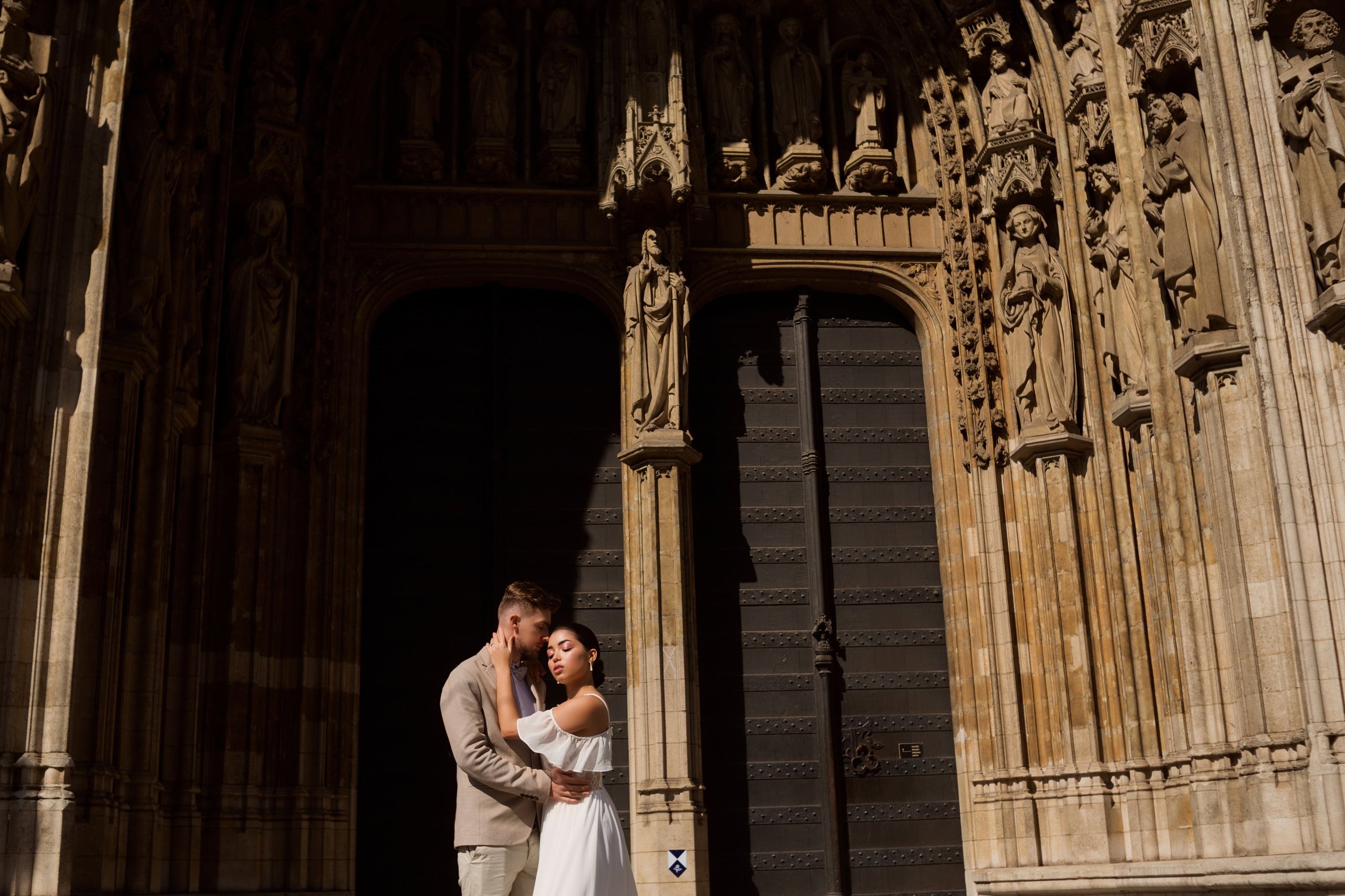 Свадебная фотосъемка для Корали и Эстабана в Брюсселе, Бельгия. Свадебный и семейный фотограф в Москве Евгения Лисина