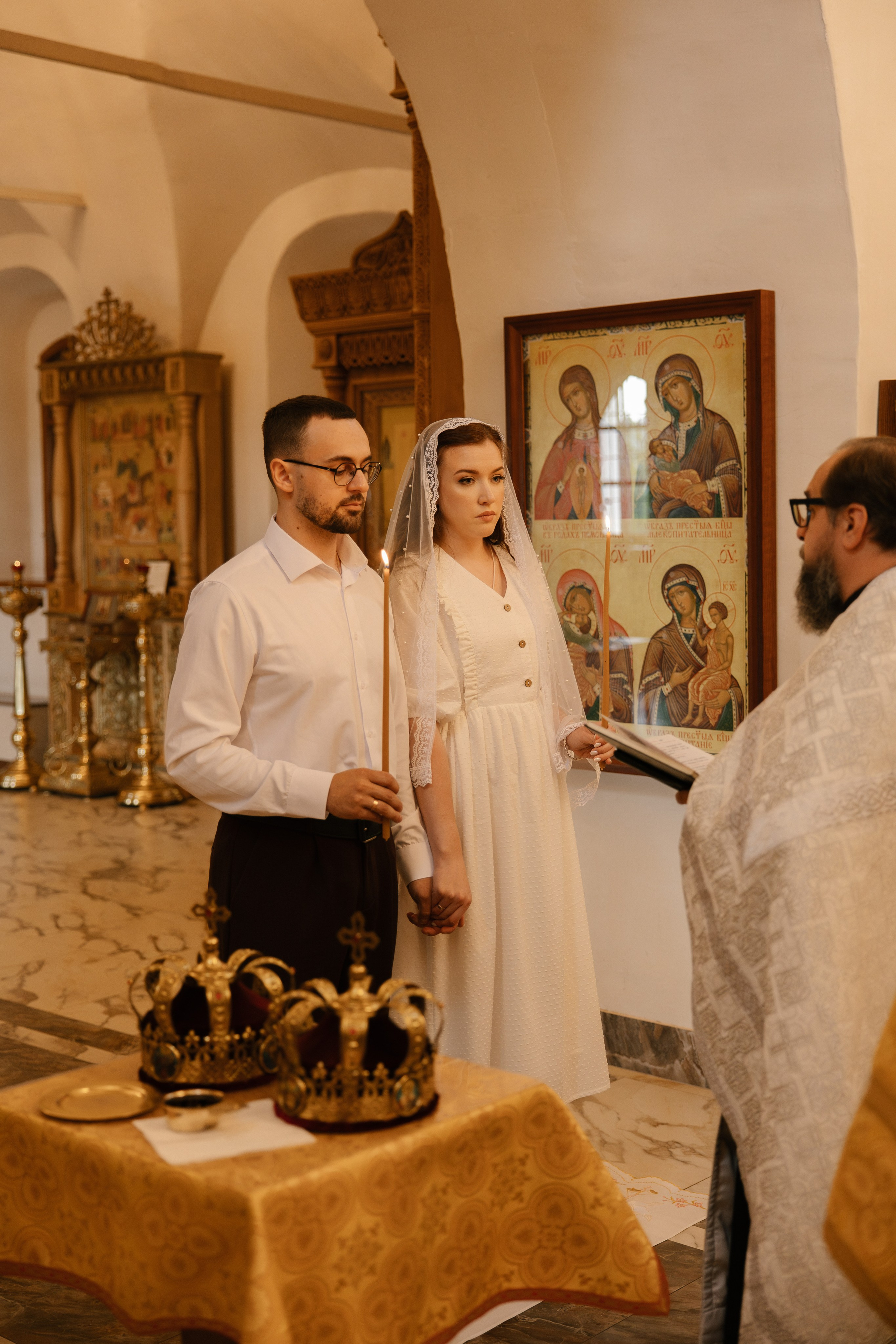 Таинство венчания Сергея и Дарьи. Фотограф Сотникова Вероника