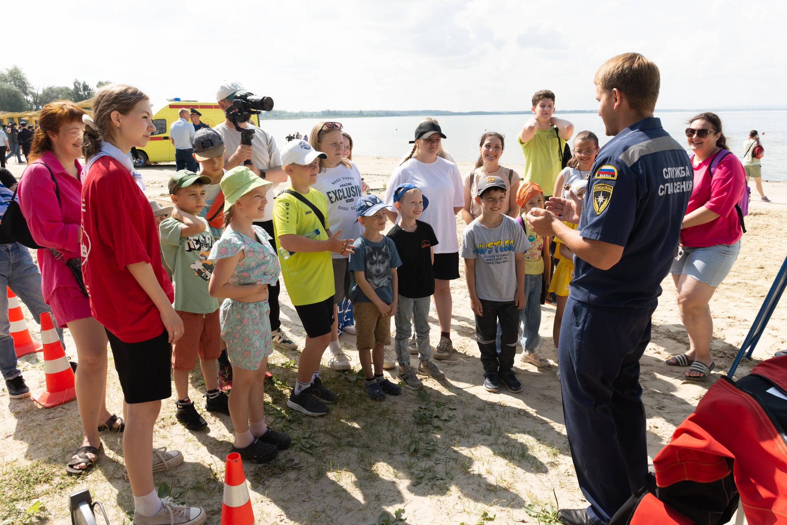 Урок по безопасности на воде (полный альбом). Фотограф Максим Буряк