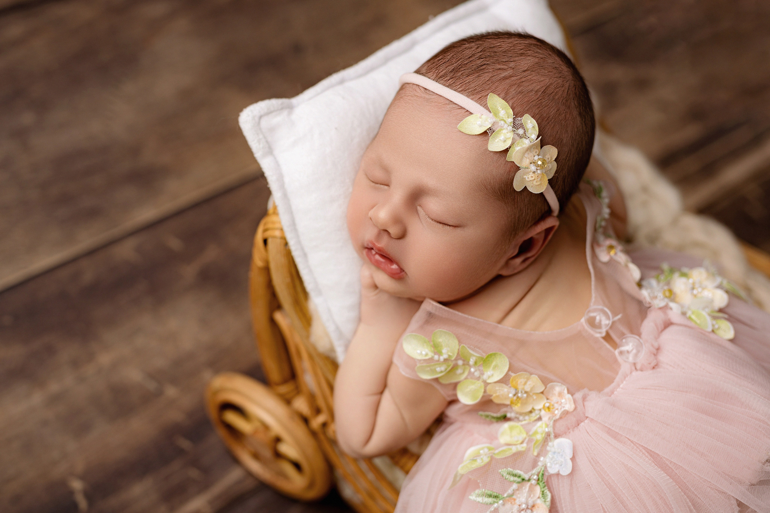 Василиса 23 дня. Фотограф новорождённых Newborn Москва