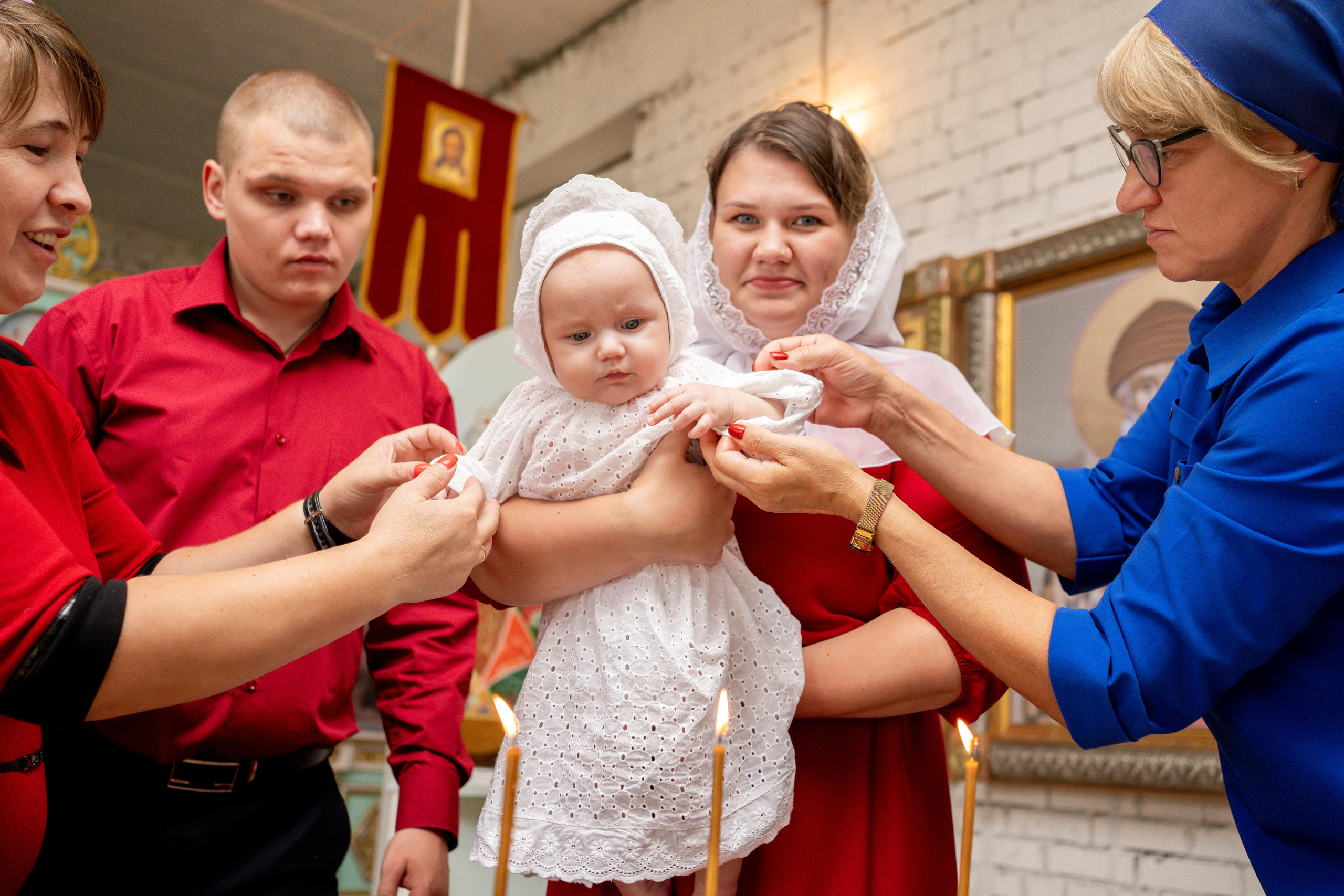 Фотосъёмка крестины. Видеограф Алексей Жарков
