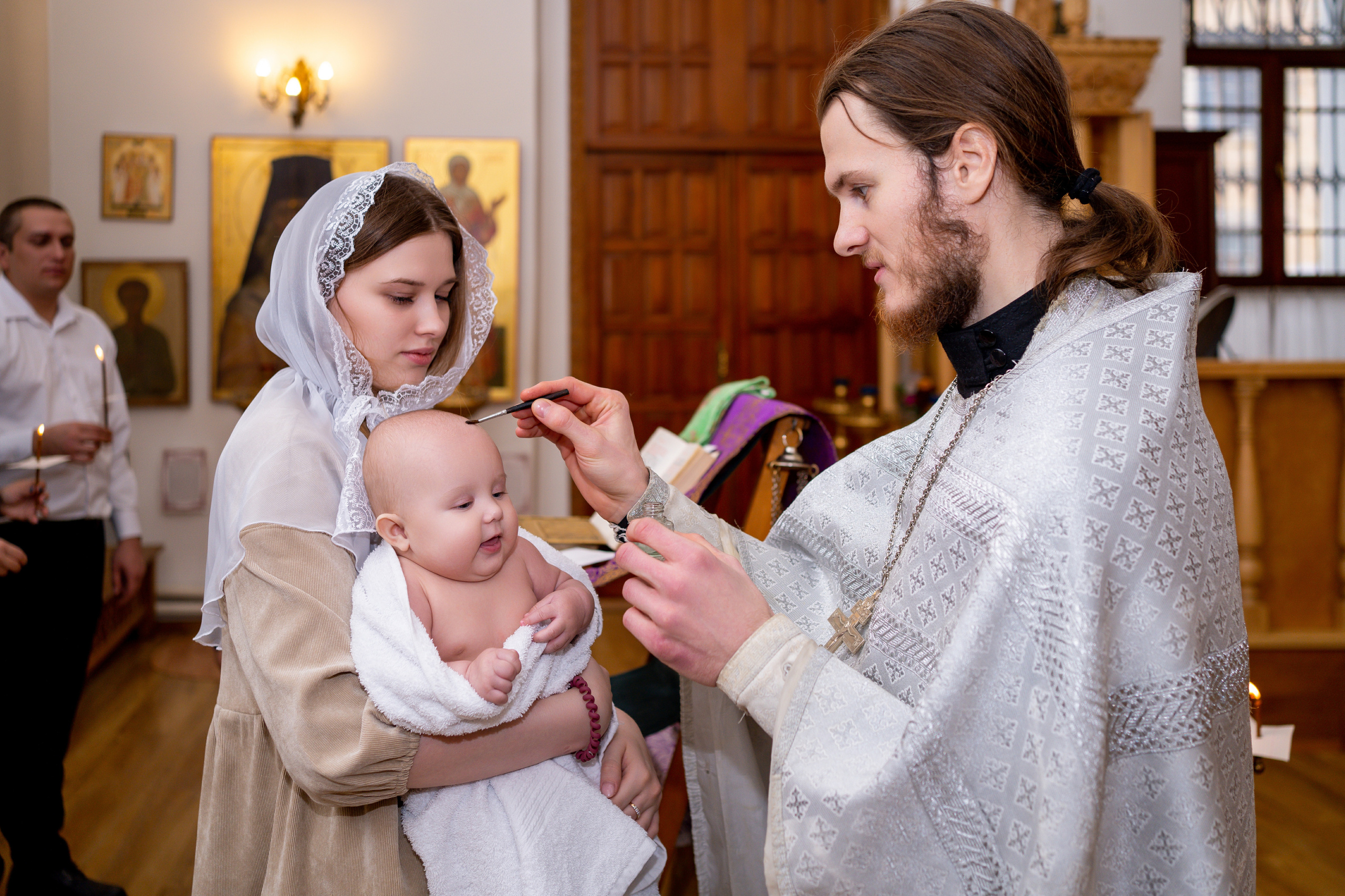 Фотосъёмка крестины. Видеограф Алексей Жарков