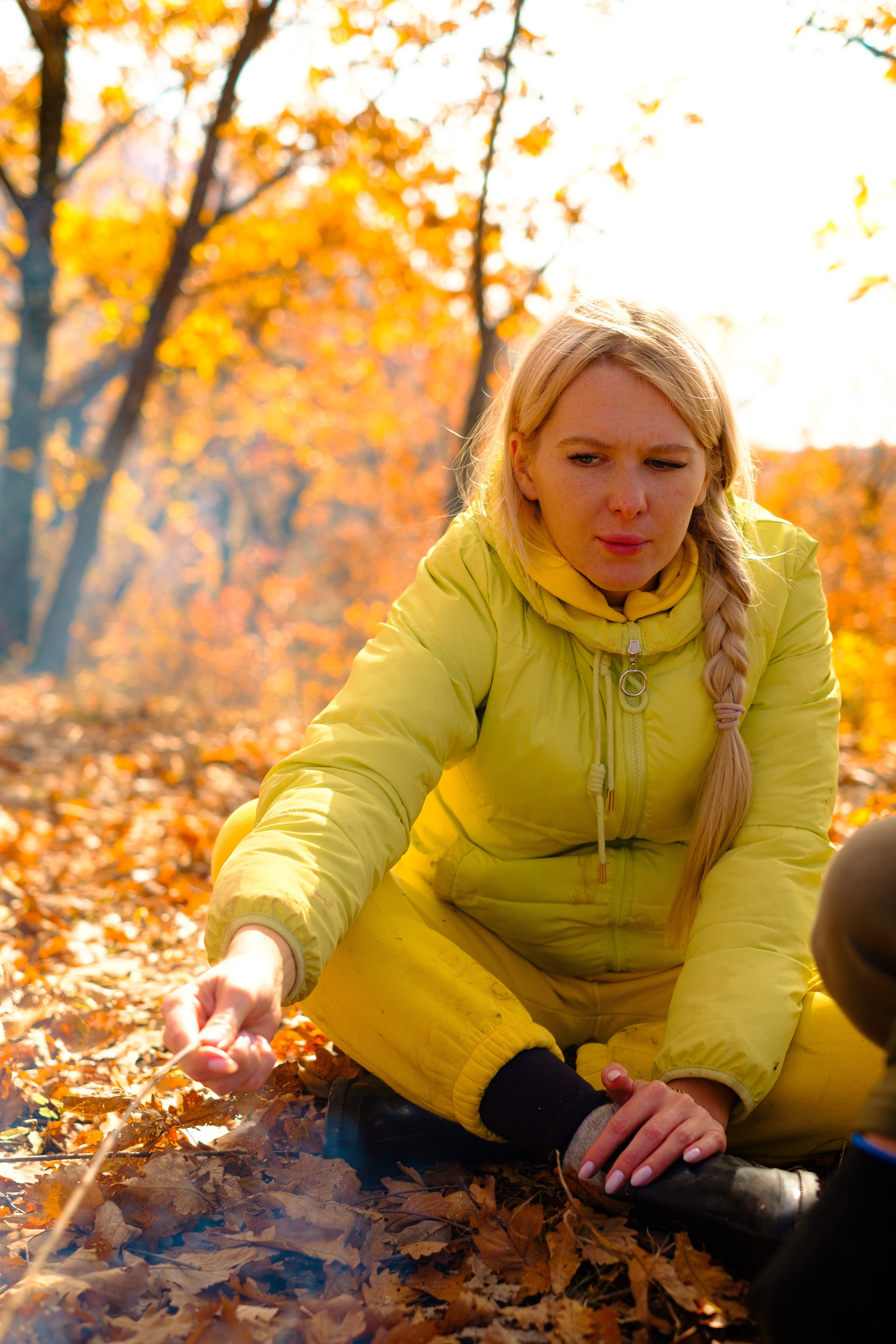 Михайловские столбы осенью. Фотограф Благовещенска Яна