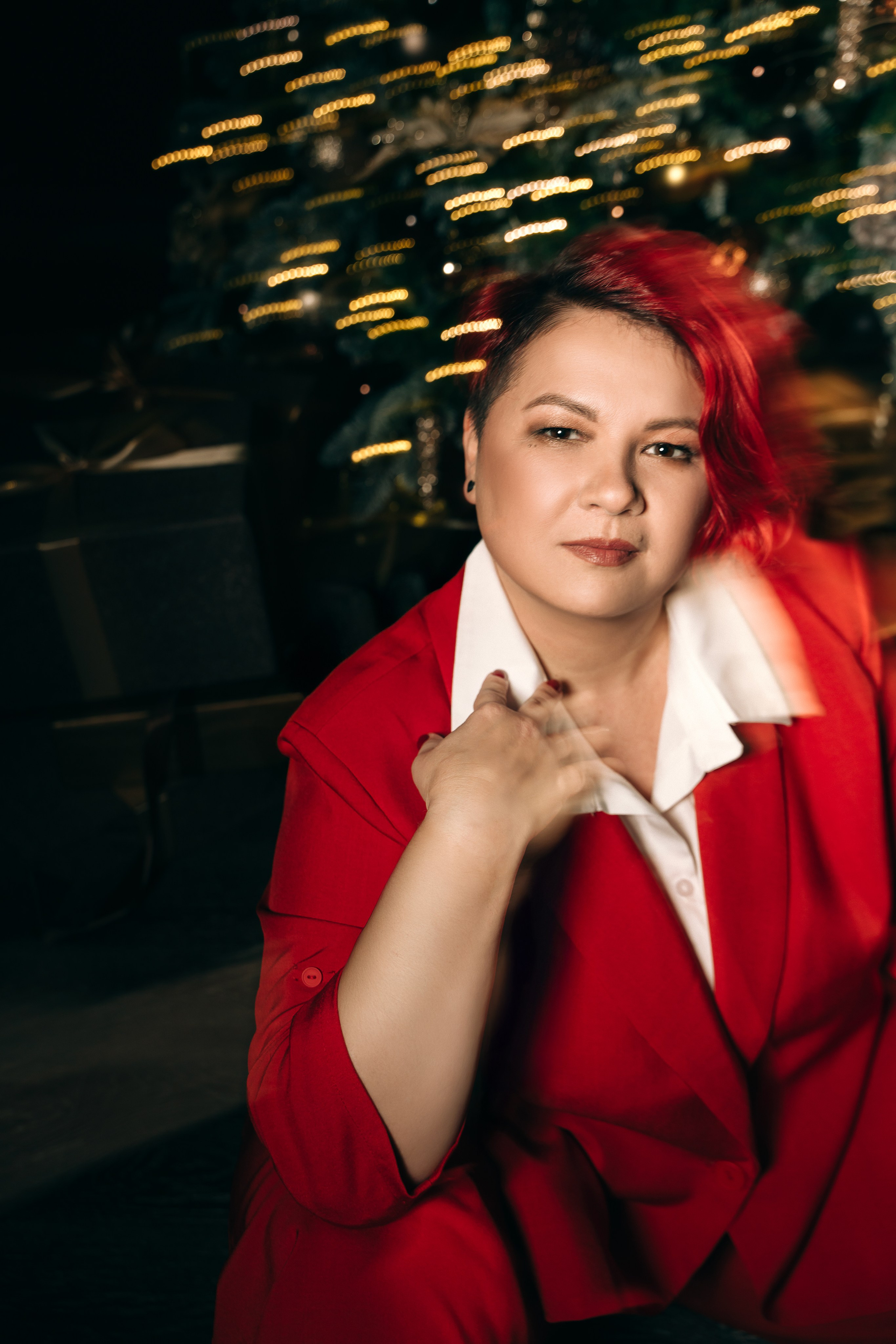 Юля. Альтернативный взгляд на Новый год. Портретный фотограф в Санкт-Петербурге Дмитриева Наталия