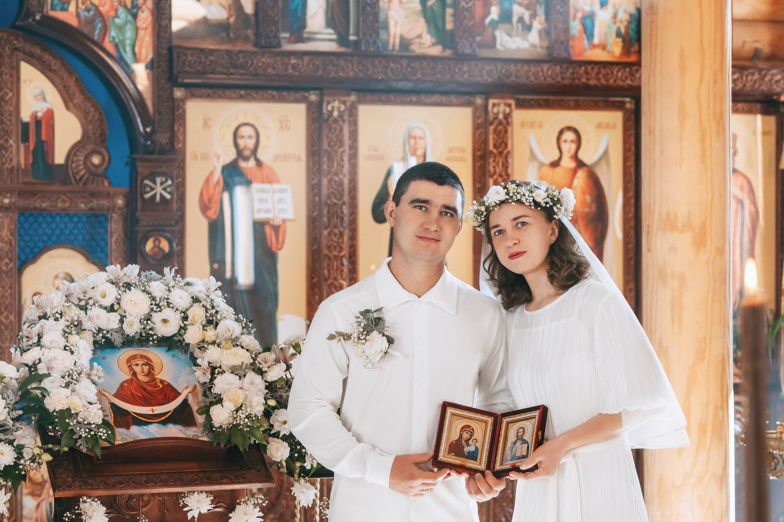 Венчание в Храме Матроны Московской. Церковный фотограф на Таинство Крещения и Венчания в Оренбурге и Оренбургской области Екатерина Белкина