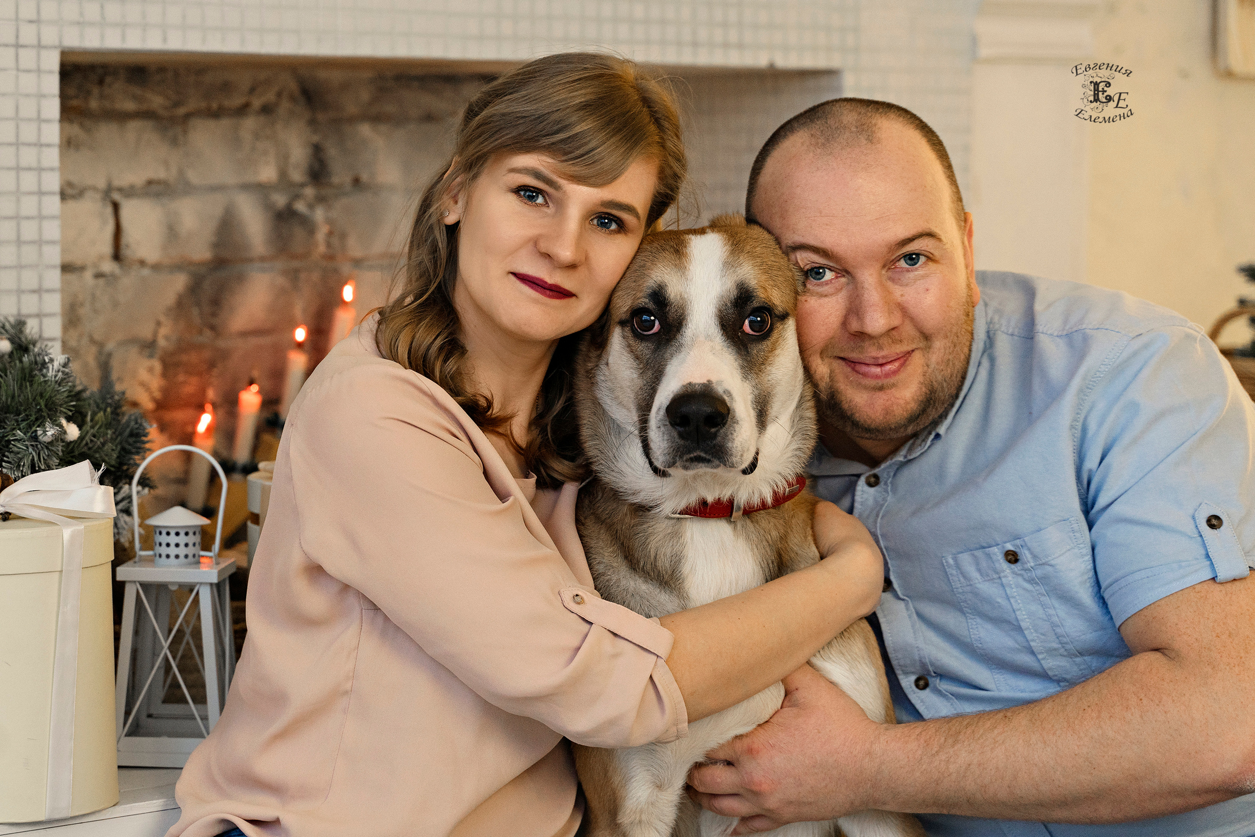 В студийном интерьере. Семейный и портретный фотограф в Санкт-Петербурге Евгения Елемена