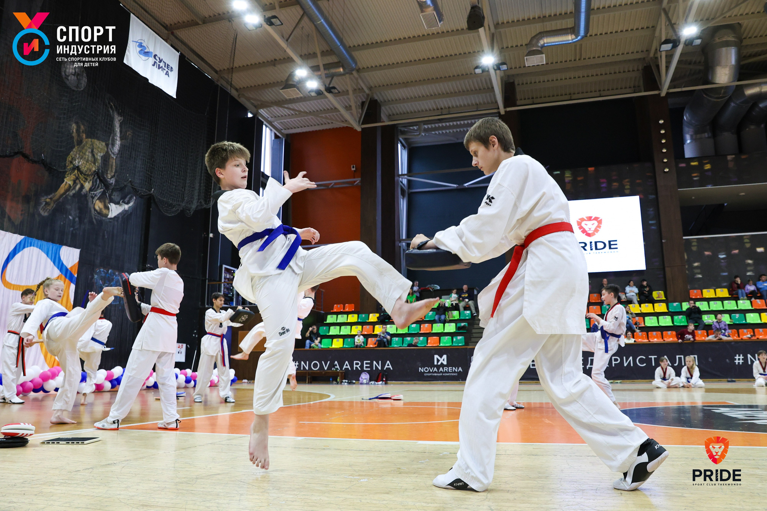 Аттестация по тхэквондо. Фотограф Дарья Попова