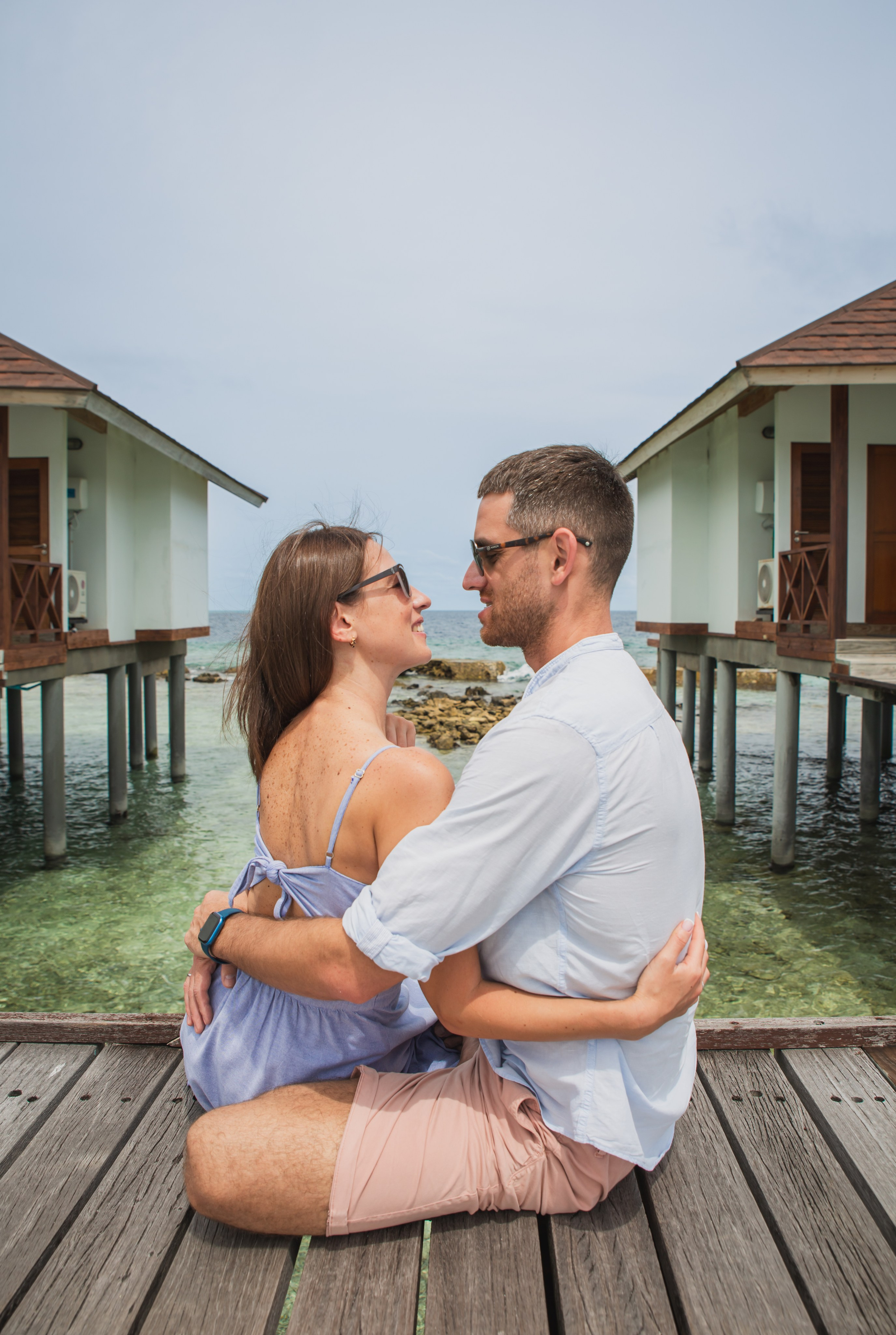 Love story. Photographer in Maldives