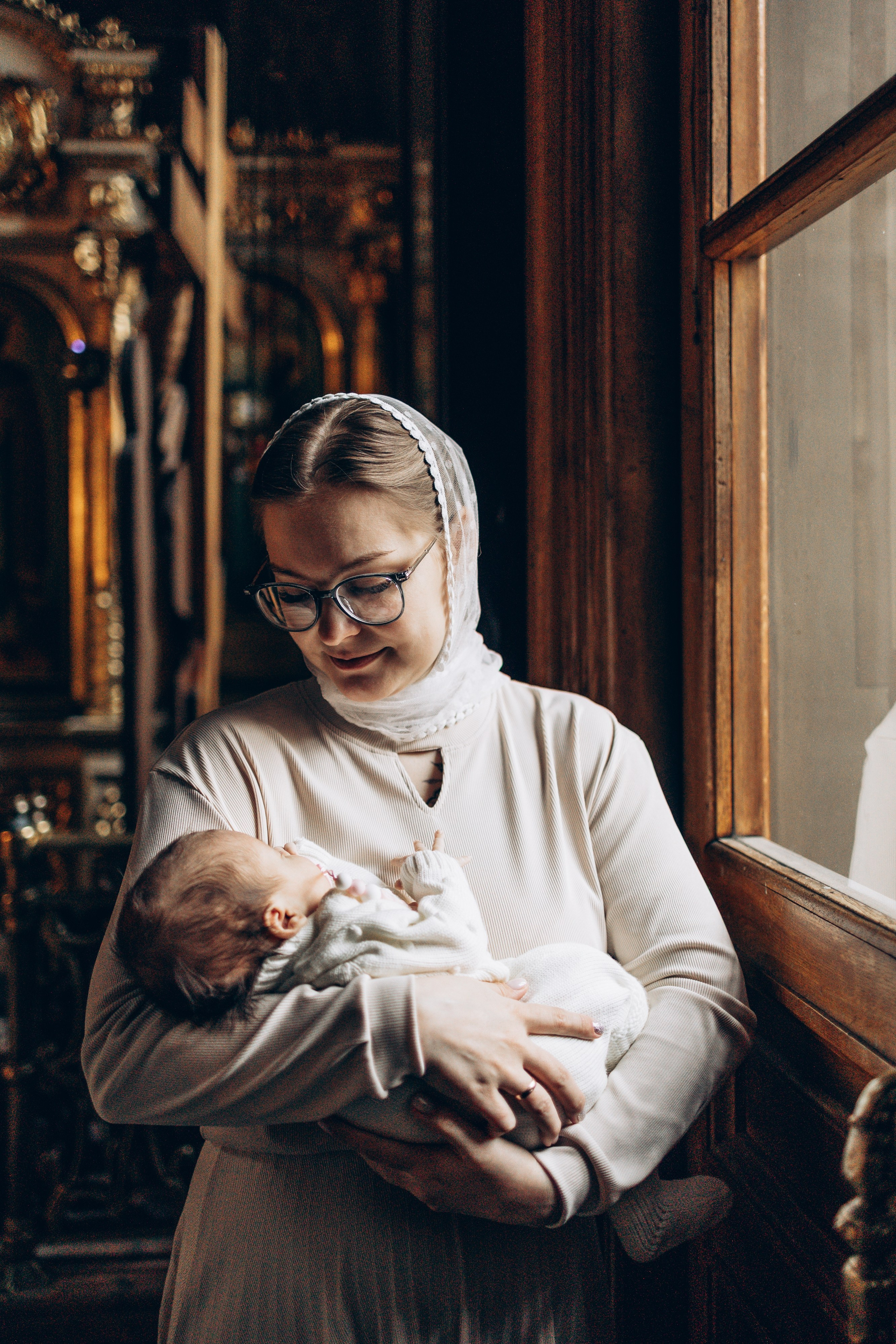 Крещение в Храме Воскресения Словущего в Даниловской Слободе. Главная
