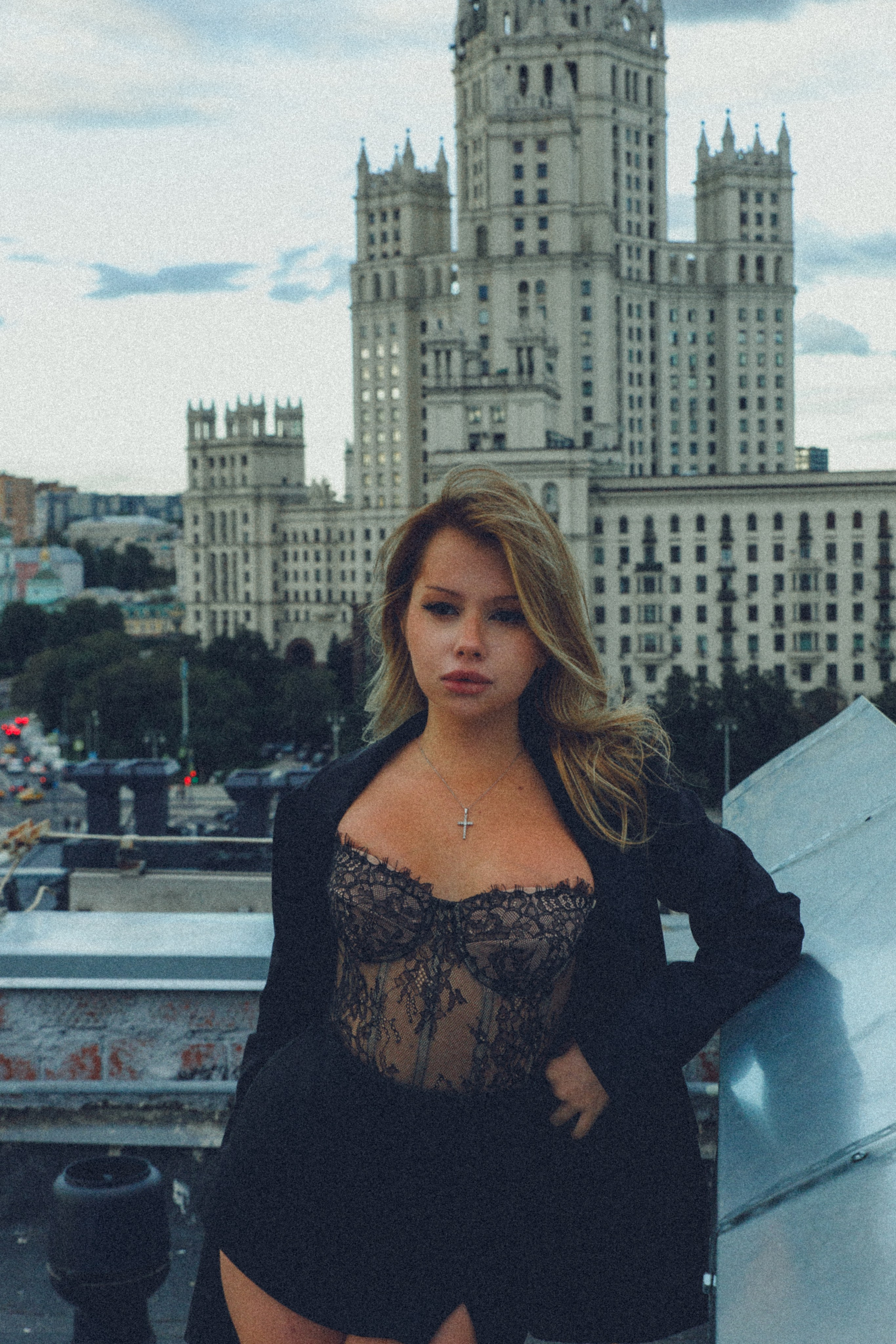 Фотосессия на крыше Москвы