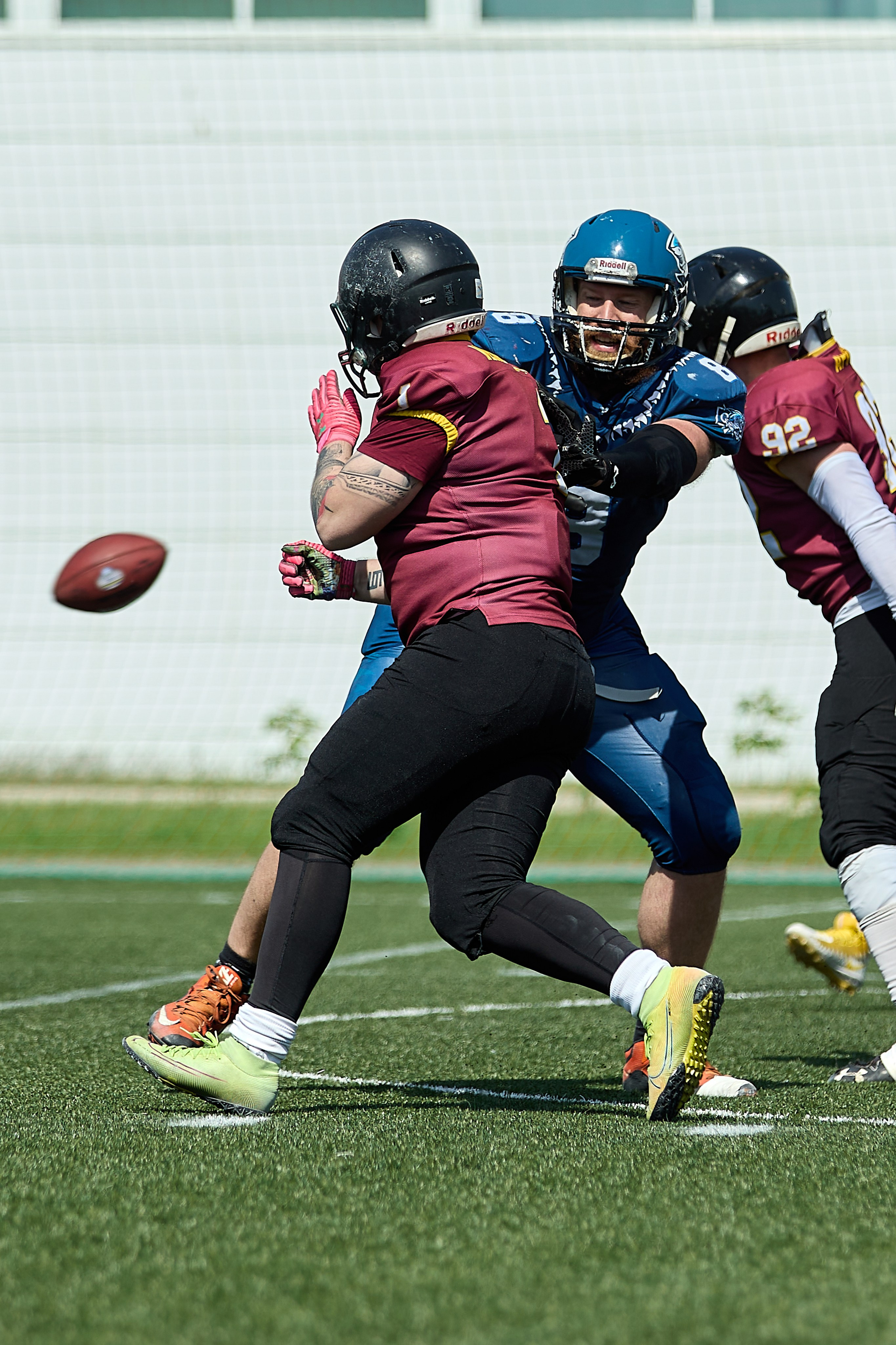 Американский футбол. Матч Чемпионата России. Светлана Родионова — фотограф спортивный и не только