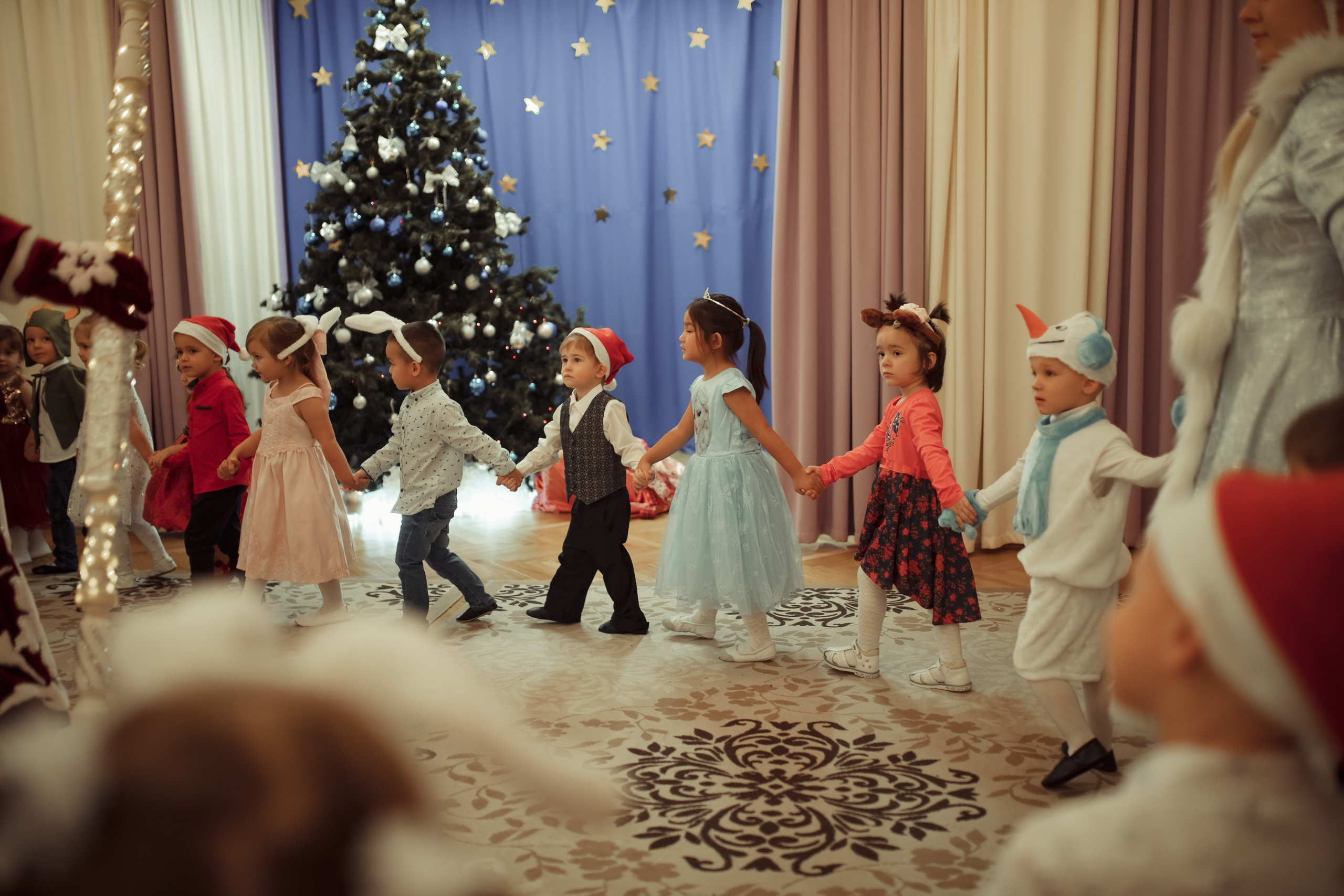 Новогодний утренник в детском саду. Семейный и детский фотограф в Москве Дорогова Екатерина