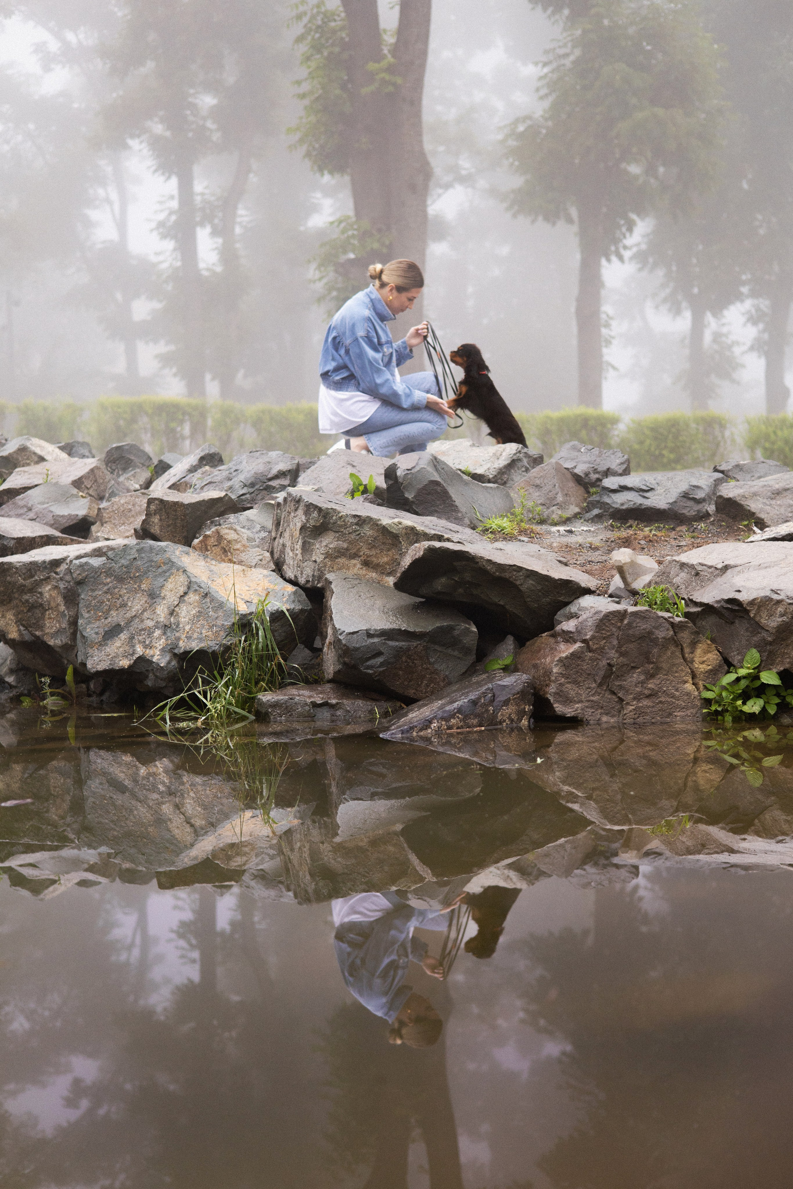Алёна и Каспер. Фотограф — анималист Владивосток, Алина