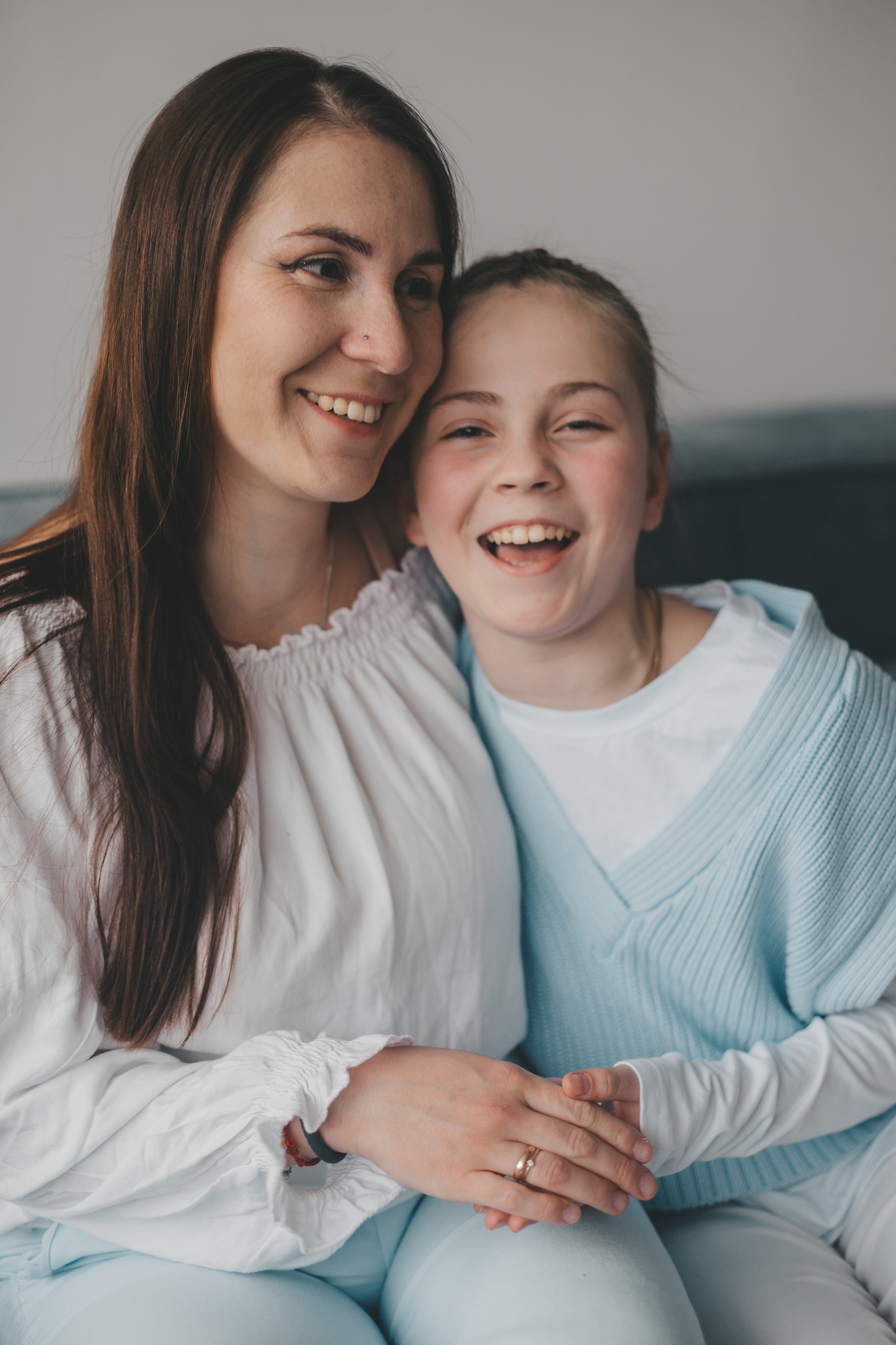 Большая семья в фотостудии. Фотограф Андреева Юлия. Москва