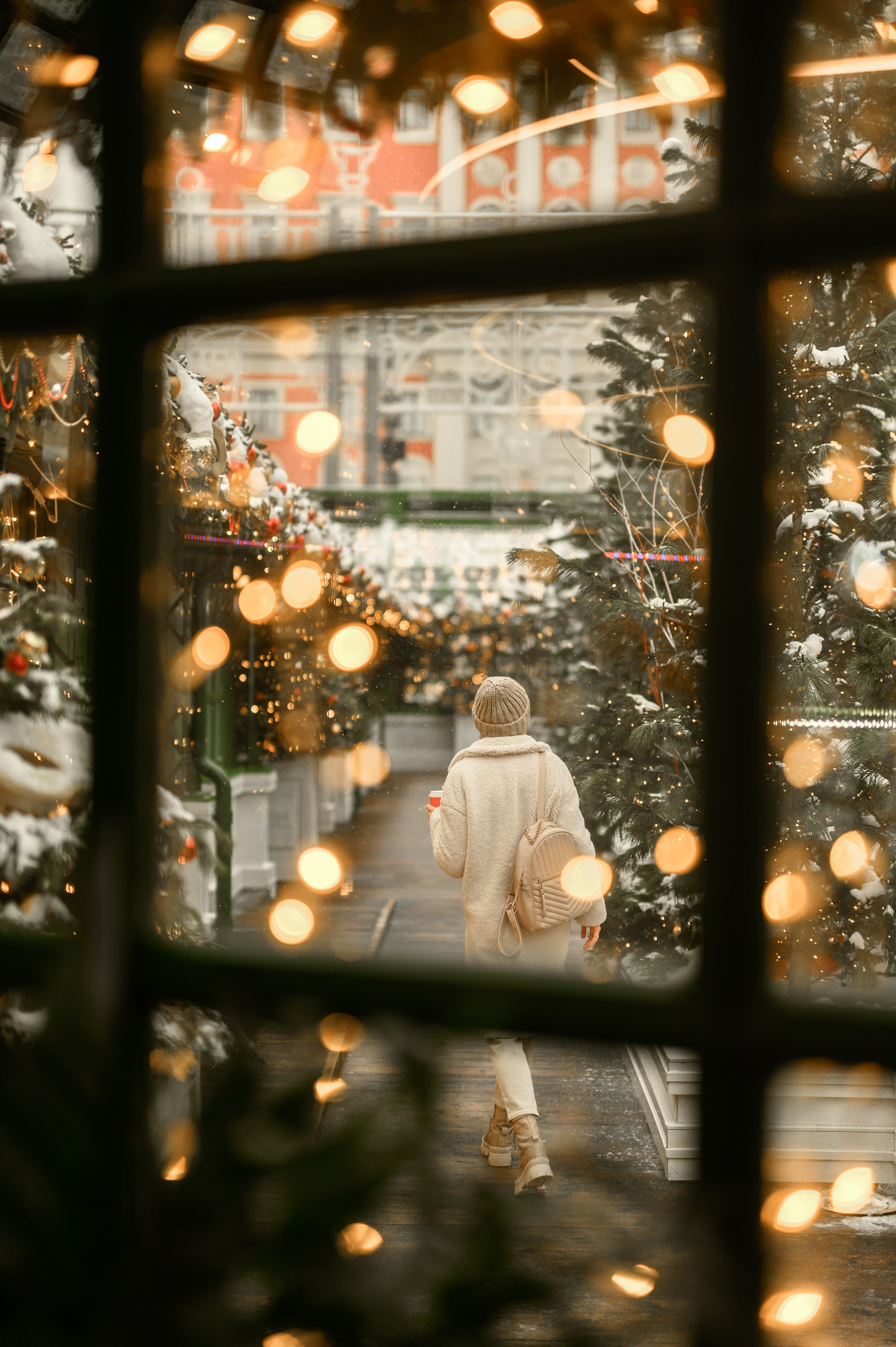 Новогодняя фотосессия на Тверской площади. Semerlina.ru