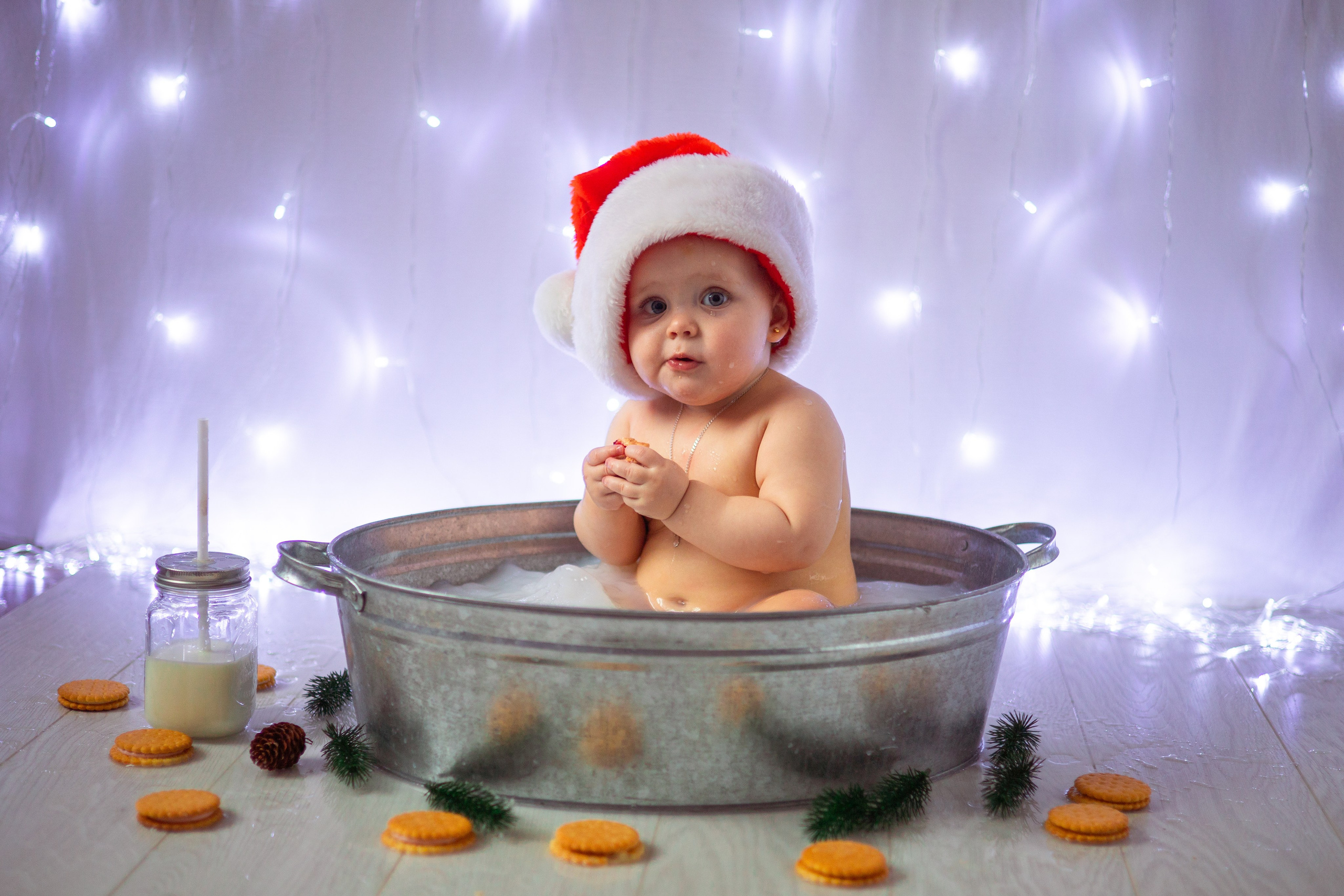 Соня Рождественская ванна. Семейный и детский фотограф в Михайловке Татьяна Лестьева