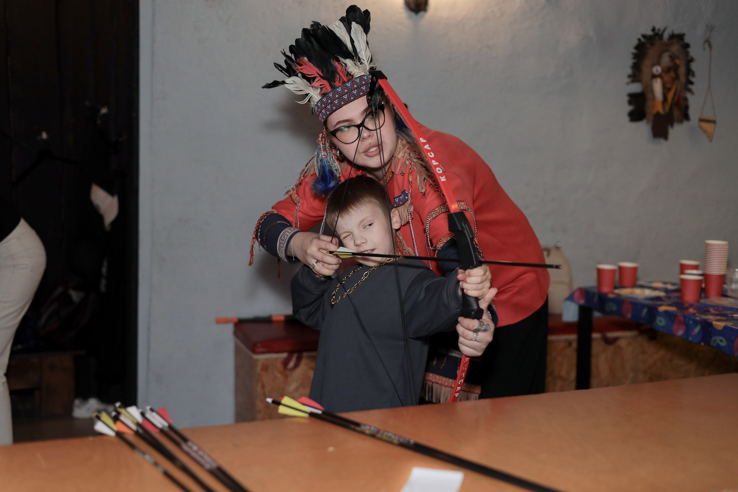 День рождение в стрелковом клубе. Фотограф Надршина Лилия