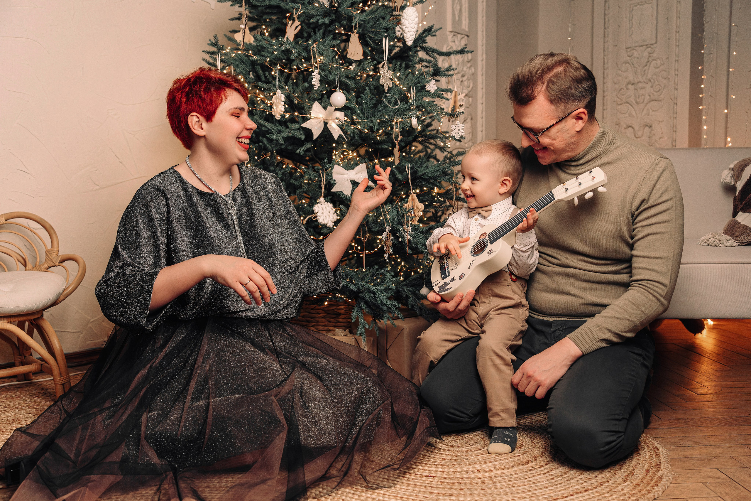 Семейная новогодняя фотосессия в Воронеже. Свадебный и репортажный фотограф в Воронеже Роман Янко