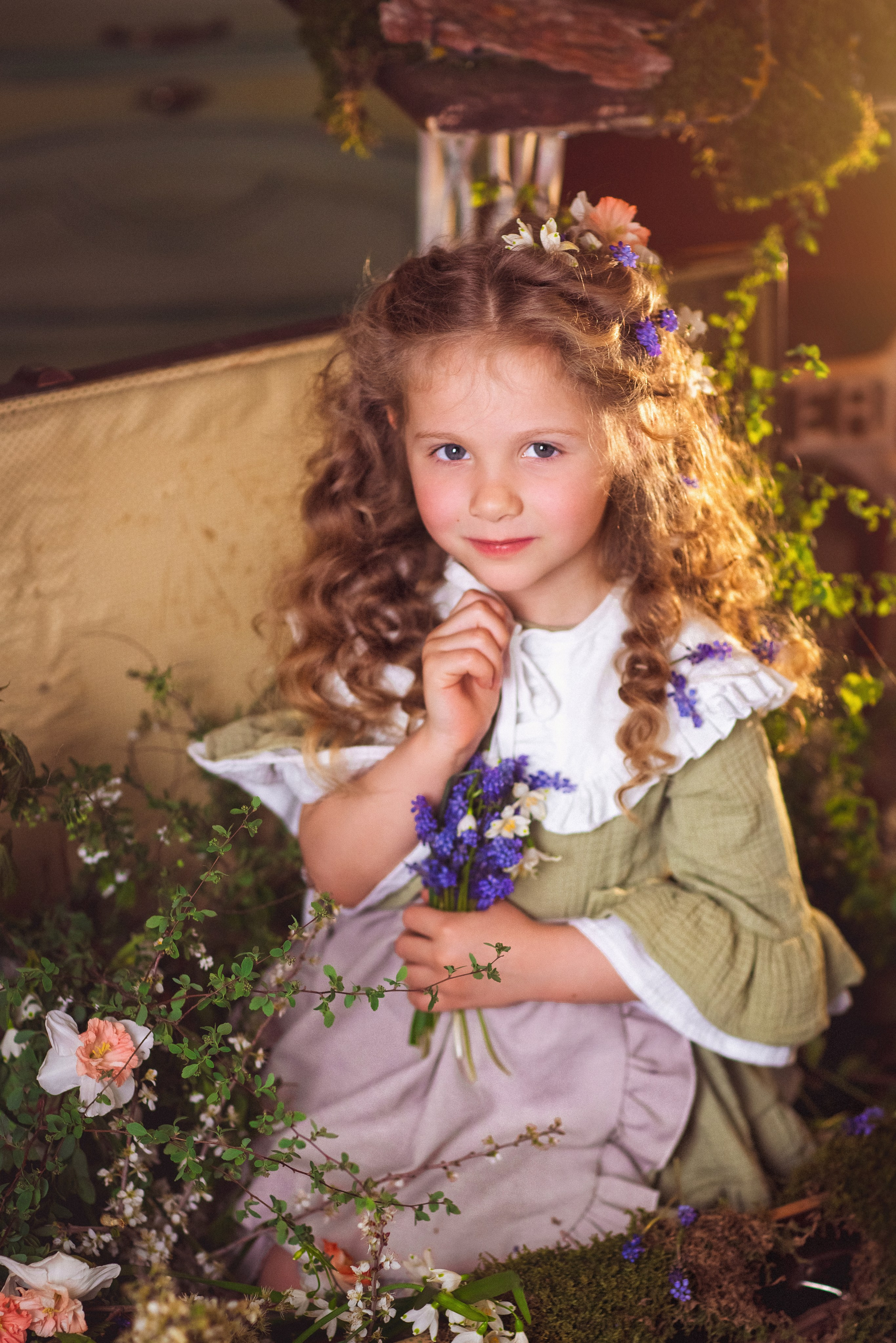 Детская фотосессия с утятами и кроликом. Семейный и детский фотограф в Краснодаре Анна Трашкова