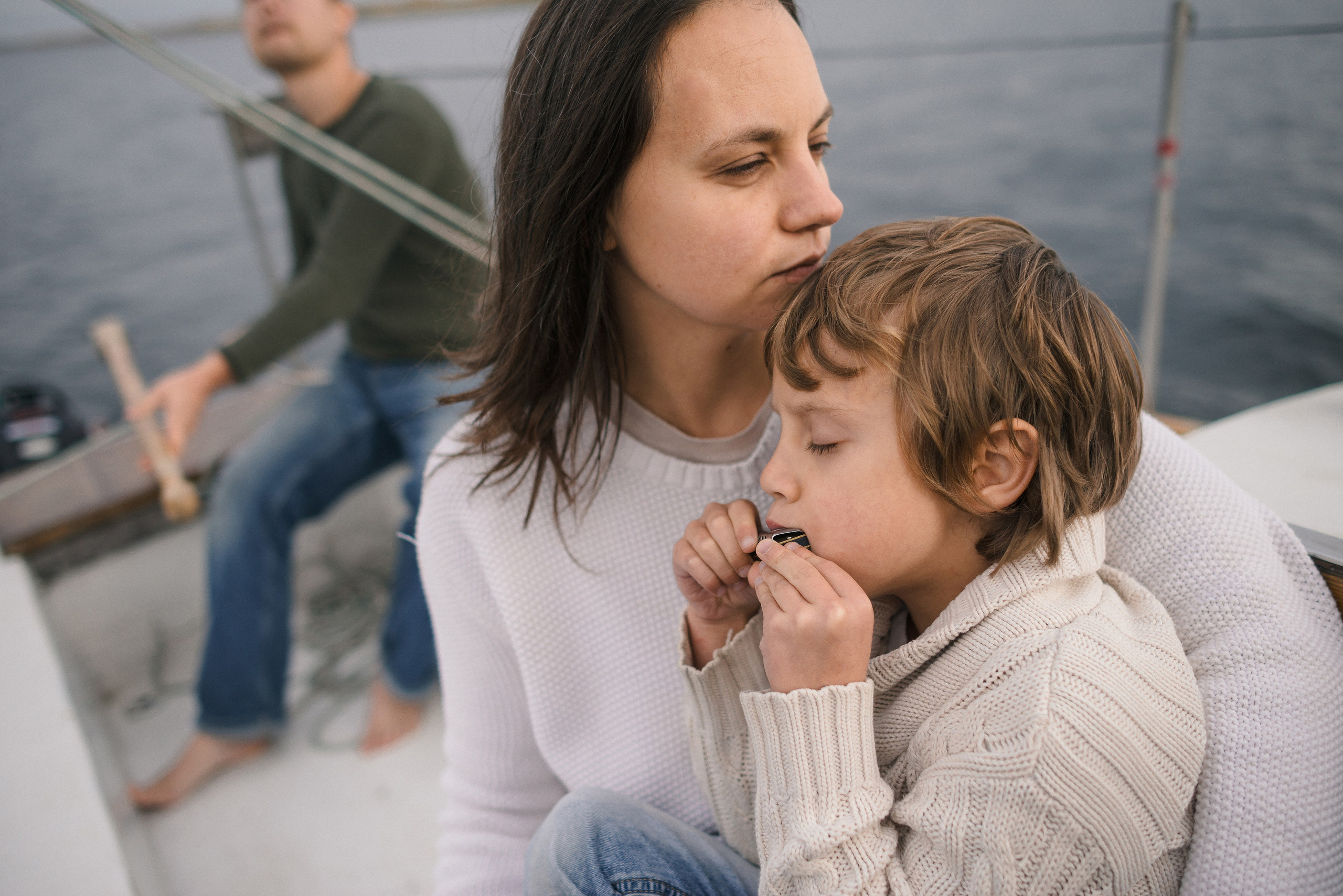 Матвей и его семья на Волге. Семейный фотограф Старчиков Илья