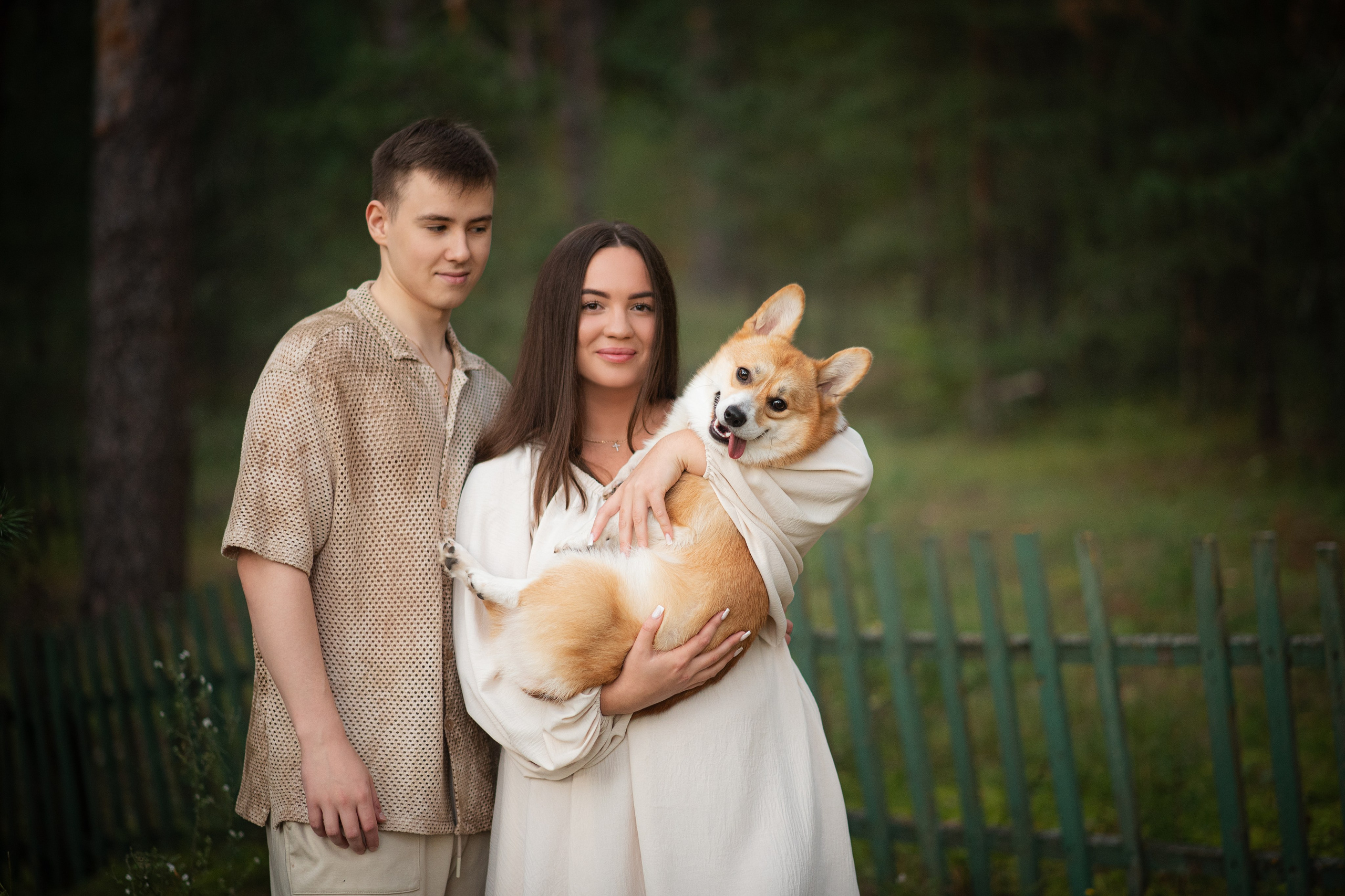 Саша, Оксана и Барни — 25.08.2024. Фотограф — Анималист | Анна Абрамова