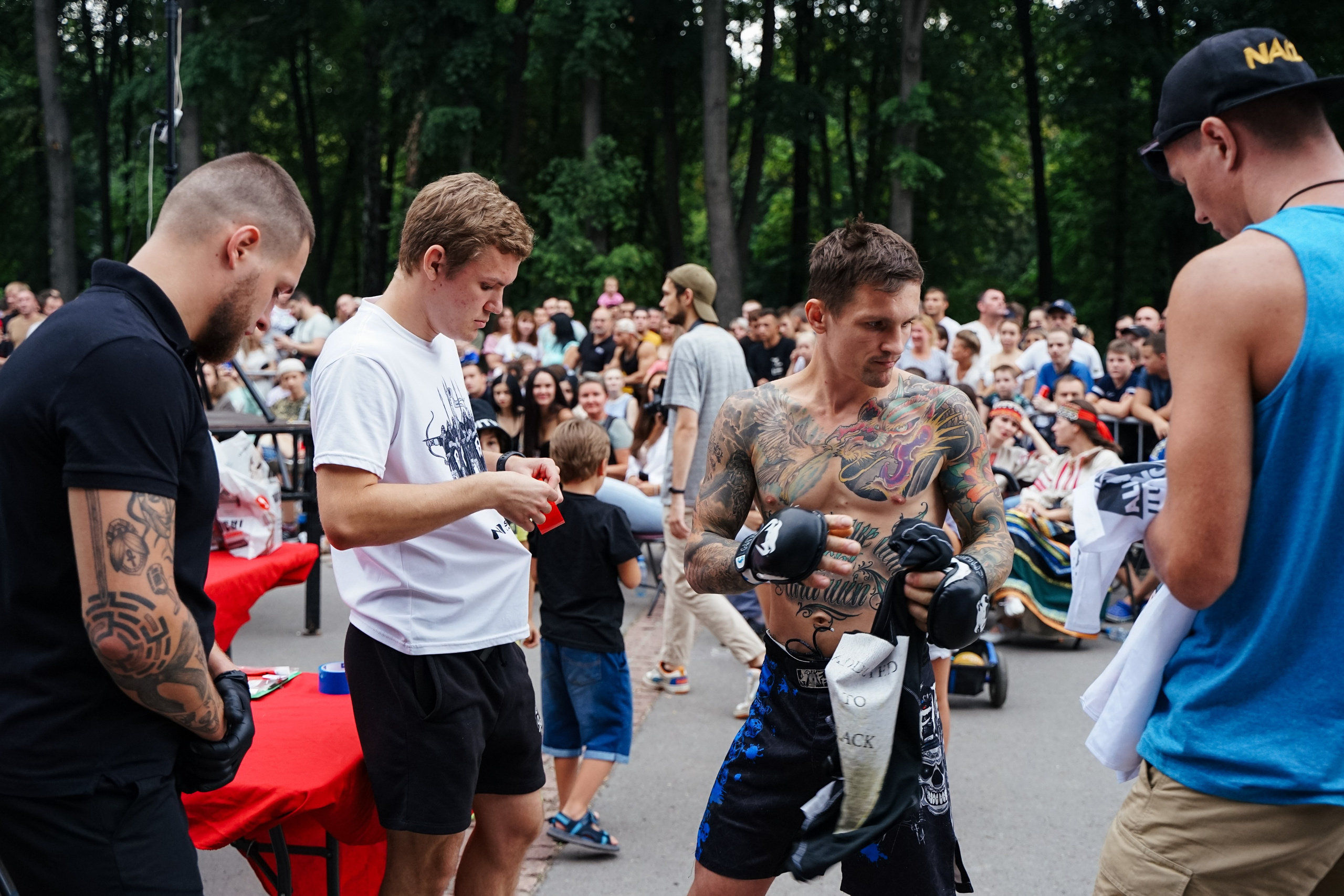 Вечер боев в ЦПКиО. Фотограф Надежда Погребняк | Рязань | Москва