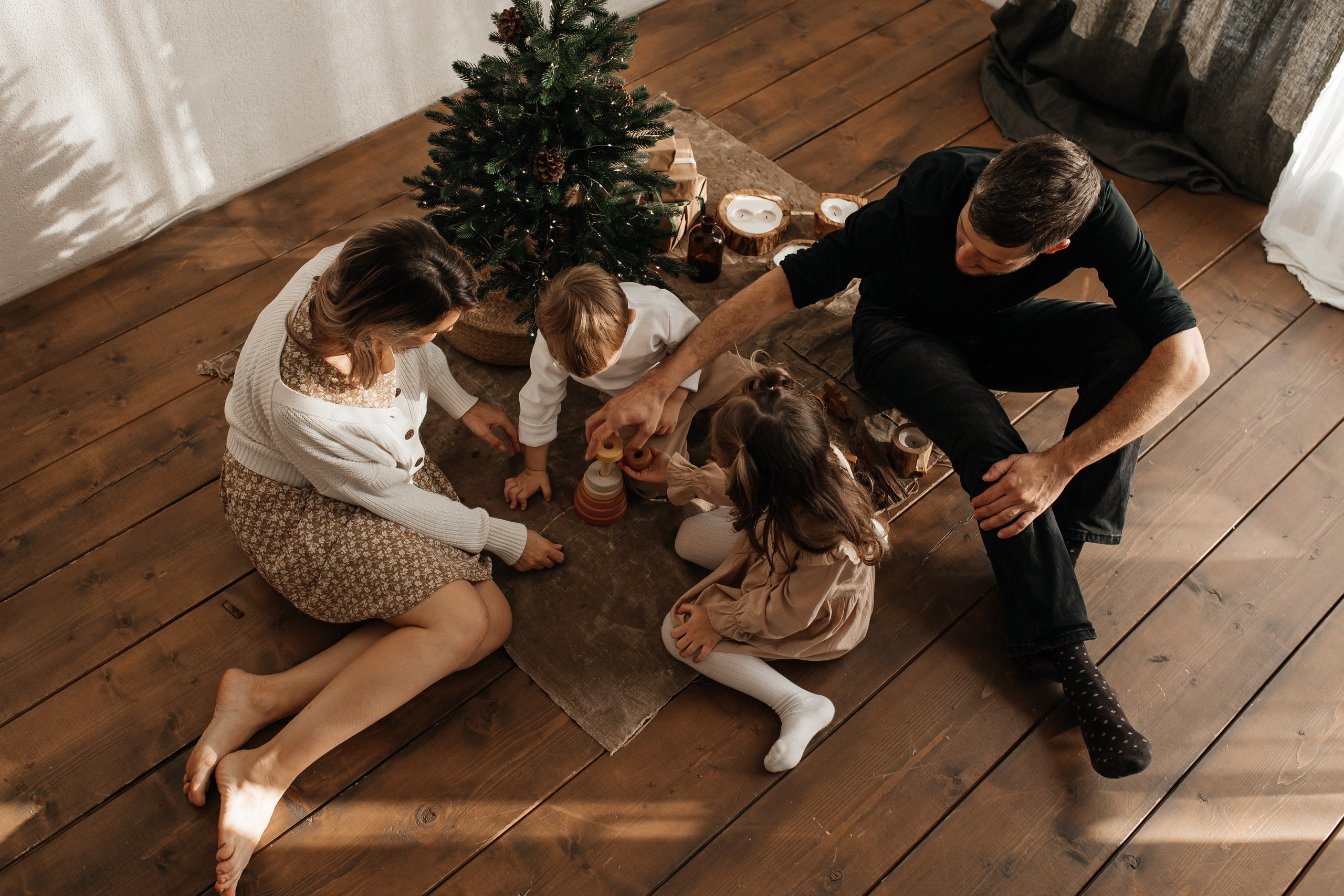 Андрей, Саша, Майя и Ванюша. Фотограф в Краснодаре Алла Потоцкая