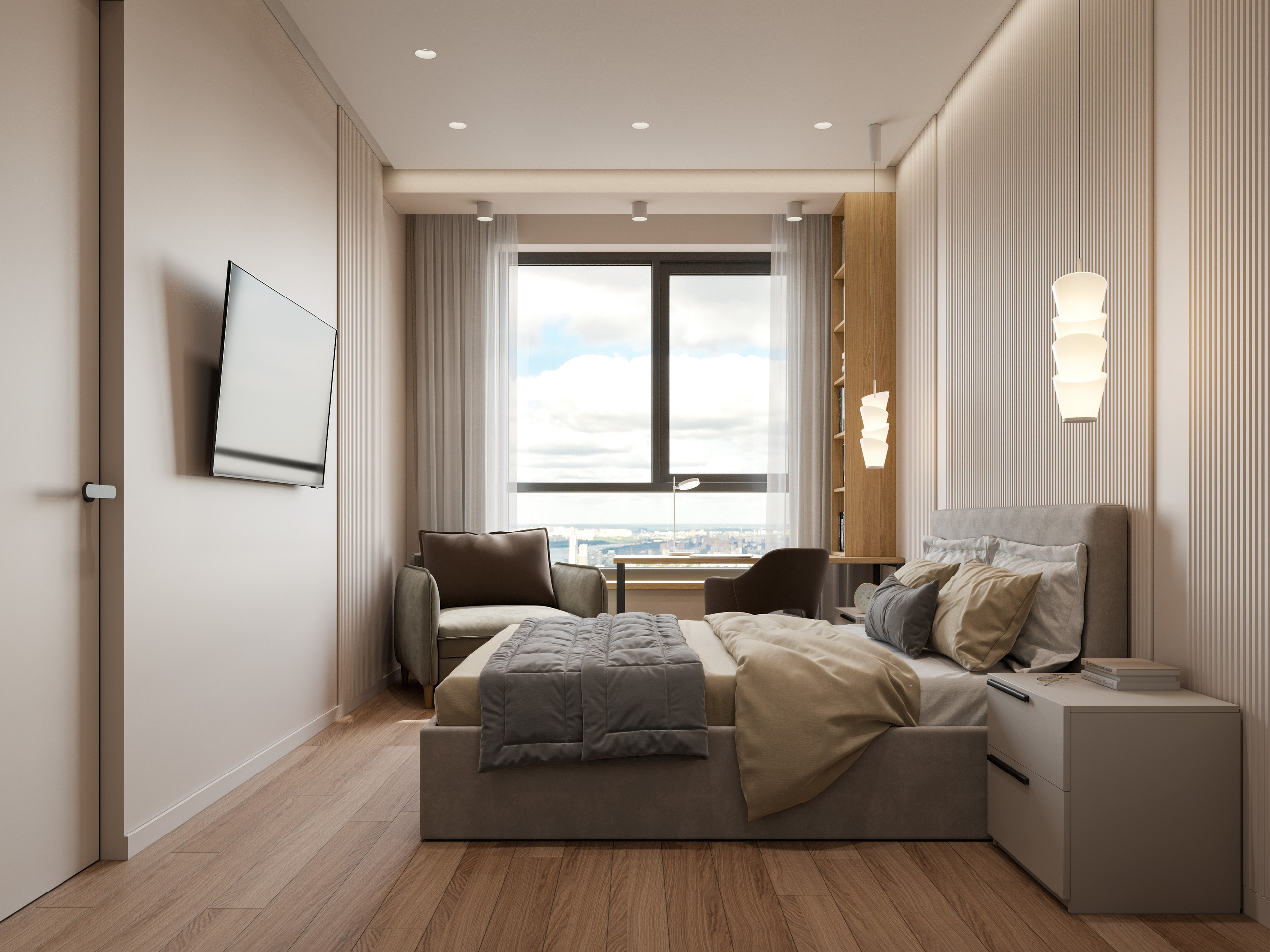 3D Визуализация Квартиры для Девушки | Современный Дизайн Интерьера. Визуализатор интерьера в Москве | Брагин Кирилл